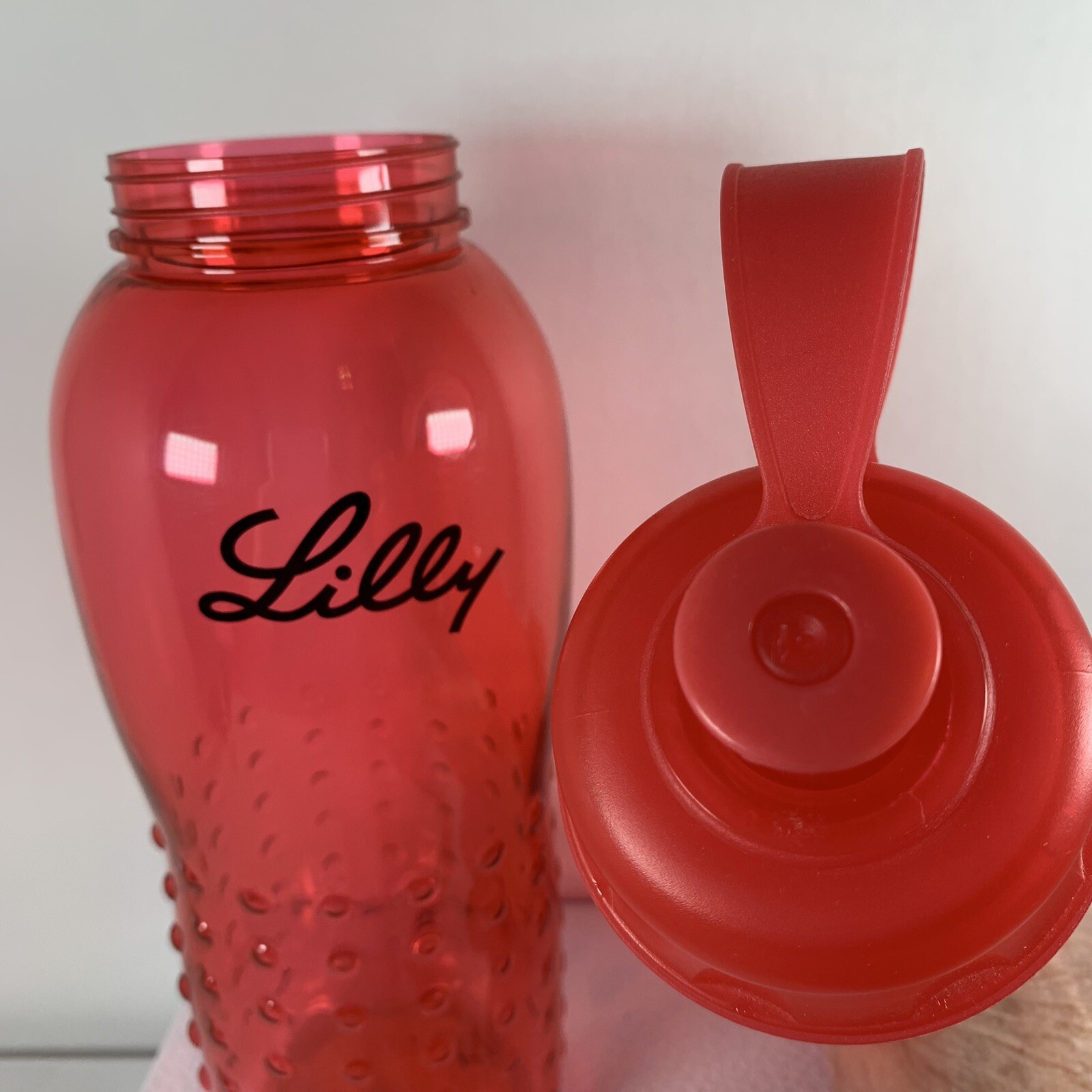 Lilly Pharmaceutical Drug Rep Drinking Bottle Freeze Advertising Collectible ￼￼￼
