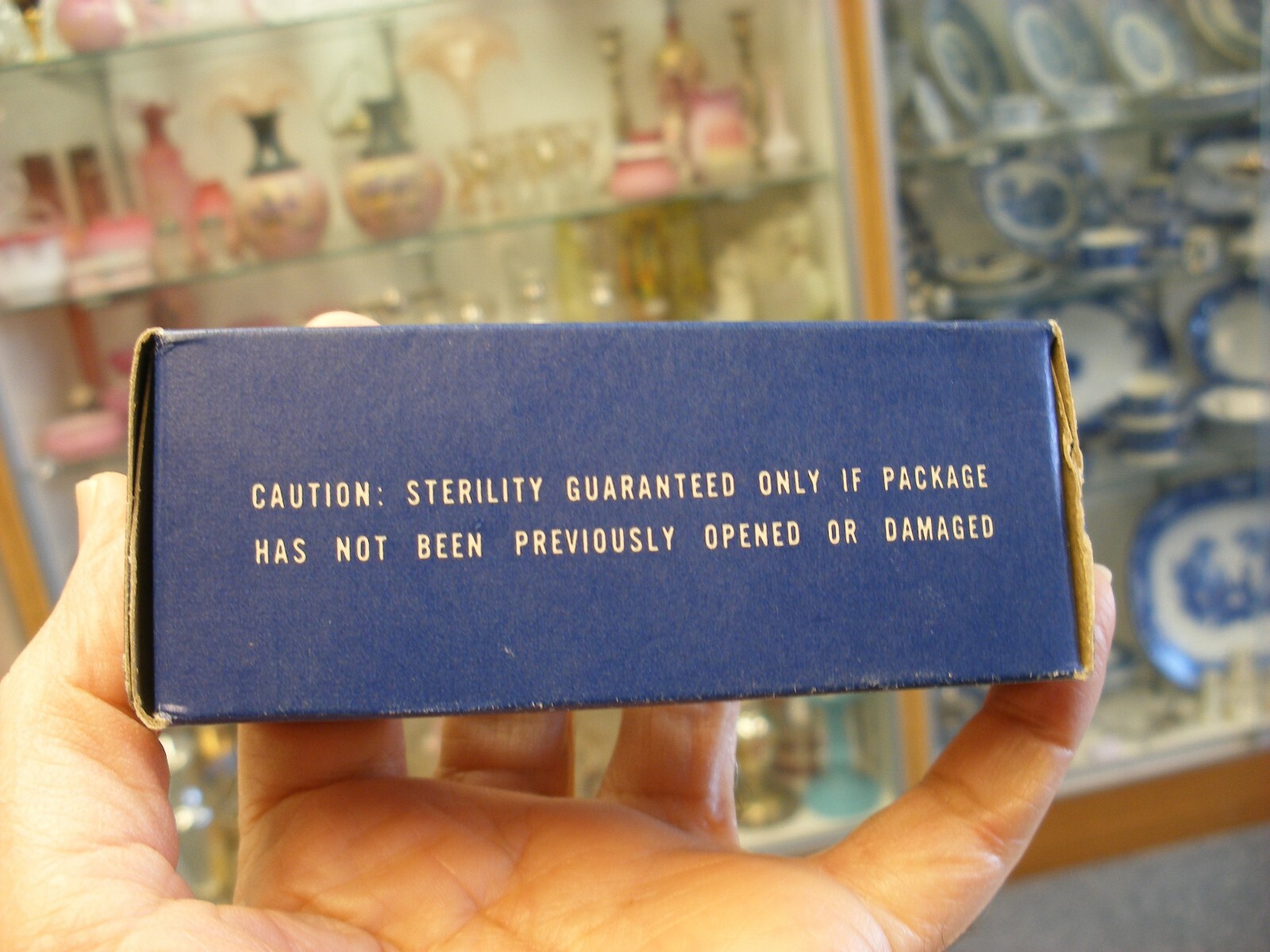Antique Vtg Medical Dental Pharmacy – American White Cross Cotton – Unopened Box