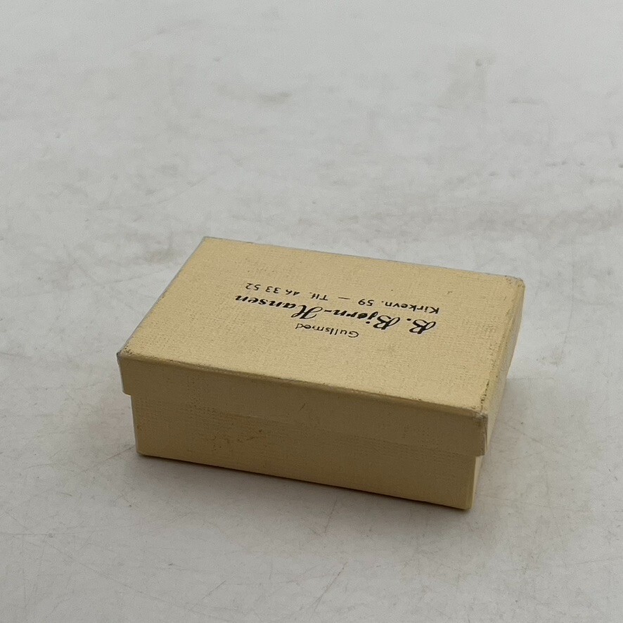 VTG Cardboard PILL BOX prescription Gullsmed Pharmacy Kirkevn Bjorn Hansen