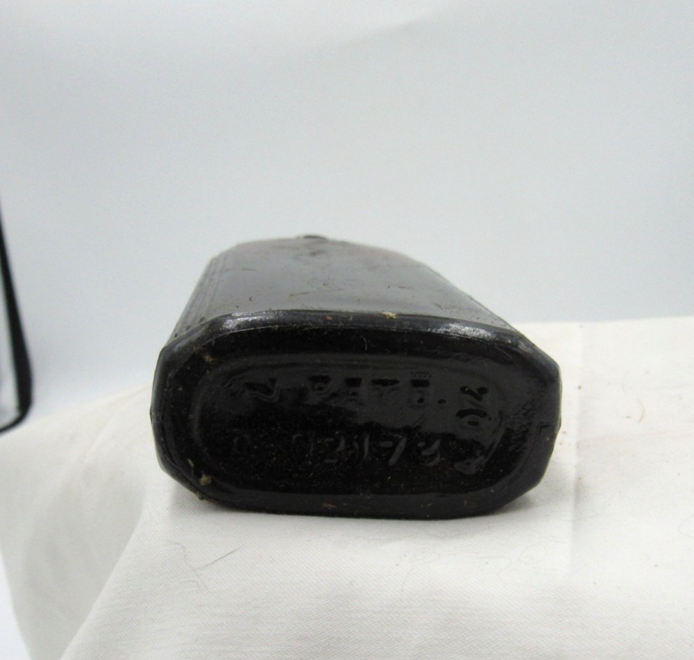BW – 1930-40’s Purepac Silano Syrup New York 5 1/2 ” Amber Medicine bottle