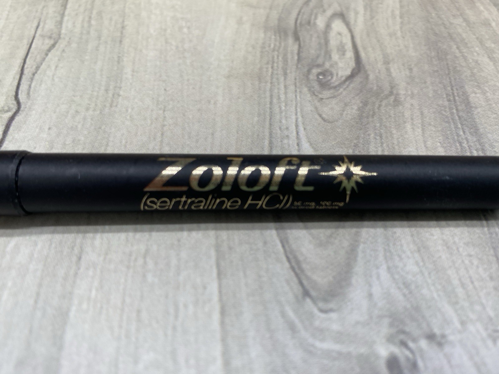 Vintage Black Zoloft Pen Pharma Rep Promo No Longer Made