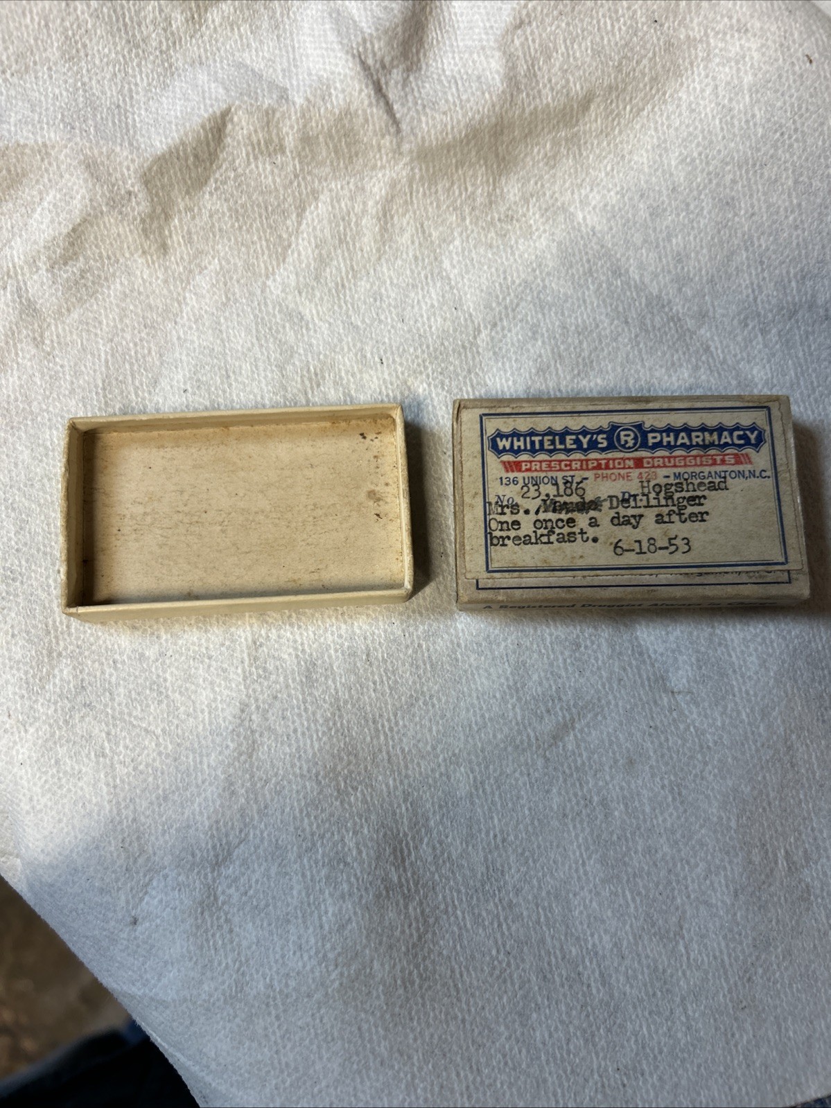 Whiteley’s Pharmacy Box
