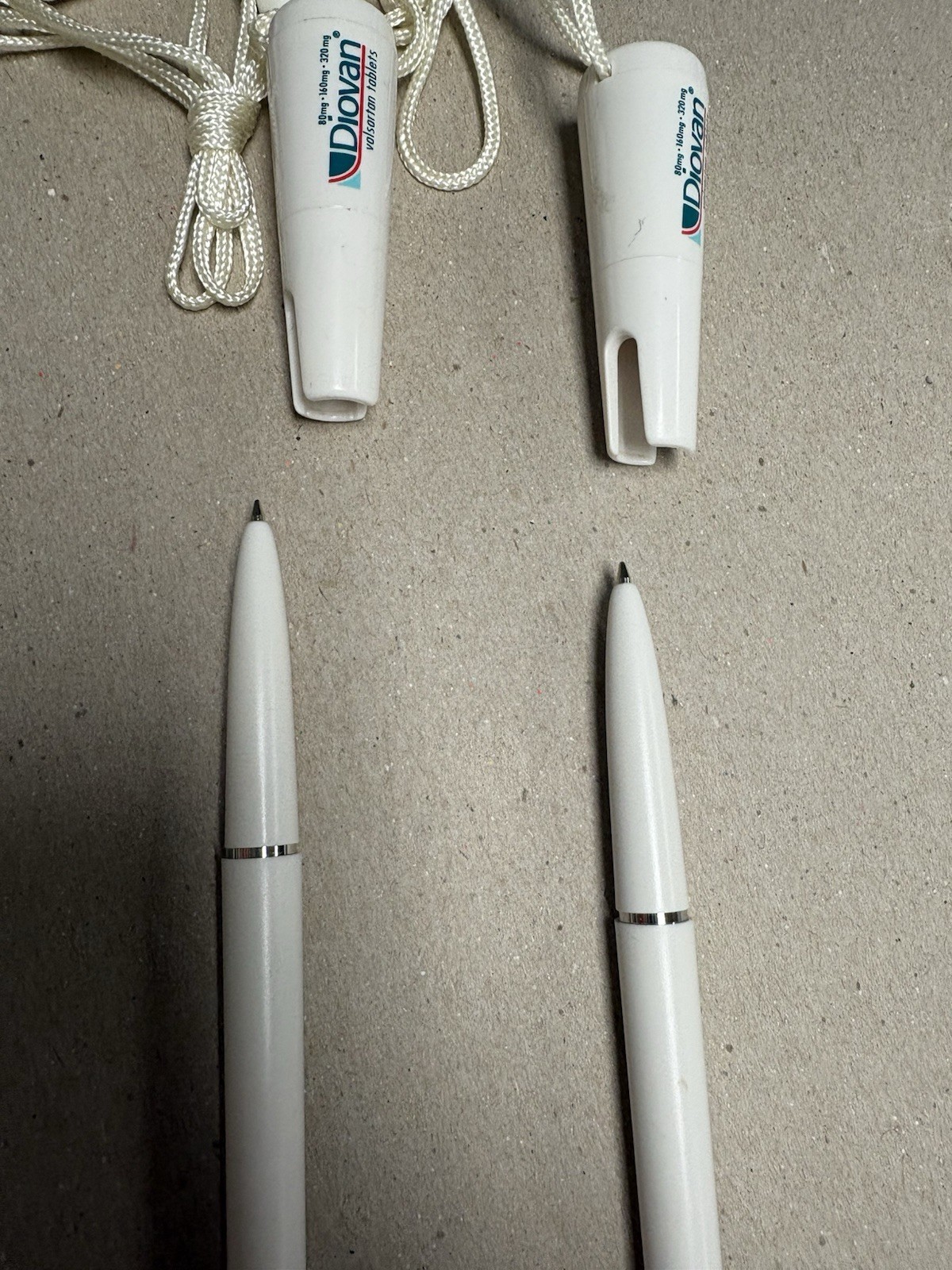 Lot Of 3 Diovan And AccuNeb PENS Drug Rep Pharmaceutical Promo Advertising Work