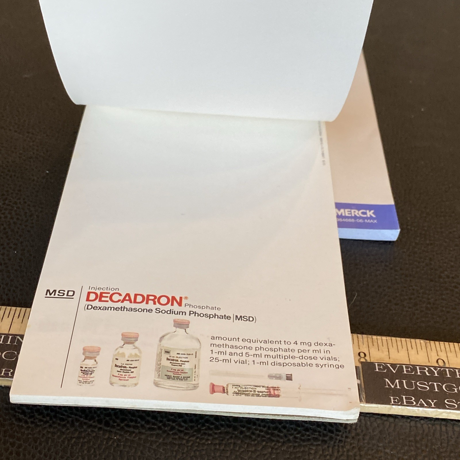 Lot 3 Vtg Pharma Drug Rep NotePad Merck Maxalt MSD Pfizer Celebrex Advertising