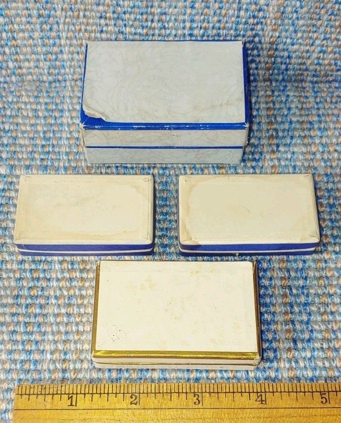 4 VTG Preston Pharmacy Boxes Cardboard Binghamton NY, Nazareth & Stroudsburg PA