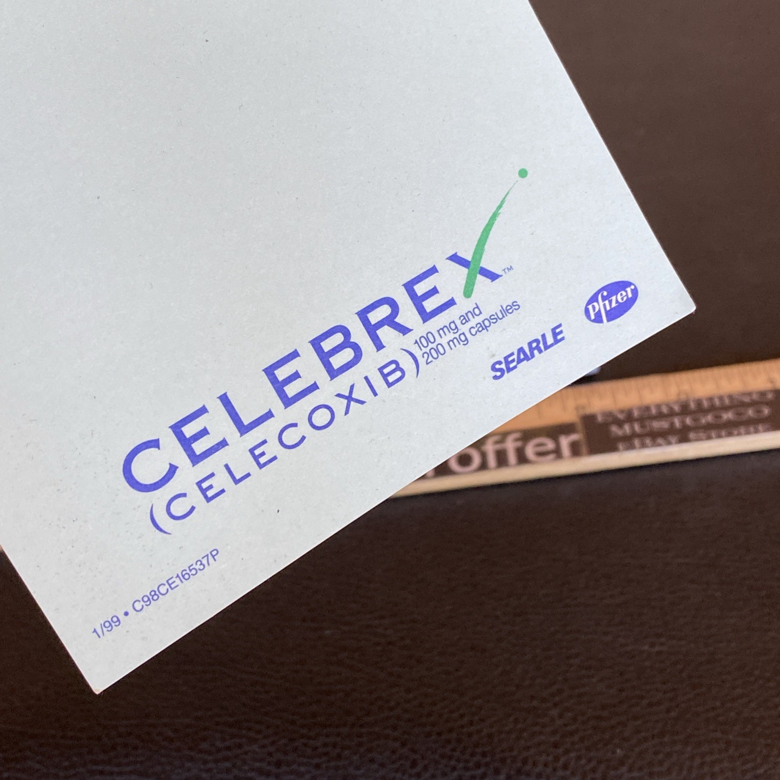 Lot 3 Vtg Pharma Drug Rep NotePad Merck Maxalt MSD Pfizer Celebrex Advertising