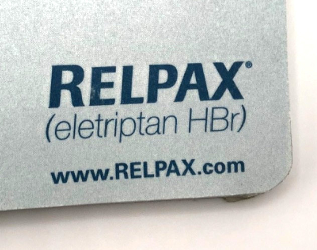 Vtg 2003 Pfizer Relpax Large Notepad Pharmaceutical Drug Rep Promo Merch HTF