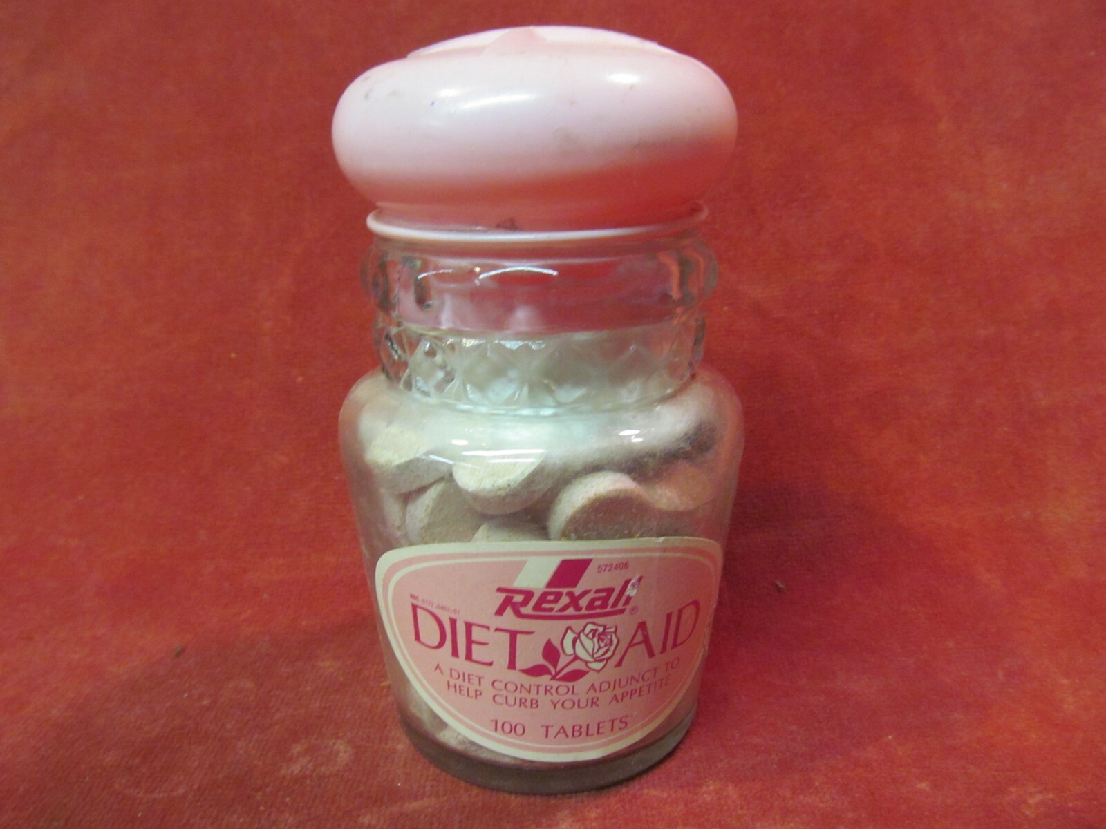 NEW OLD STOCK REXALL DIET-AID 100 TABLET BOTTLE