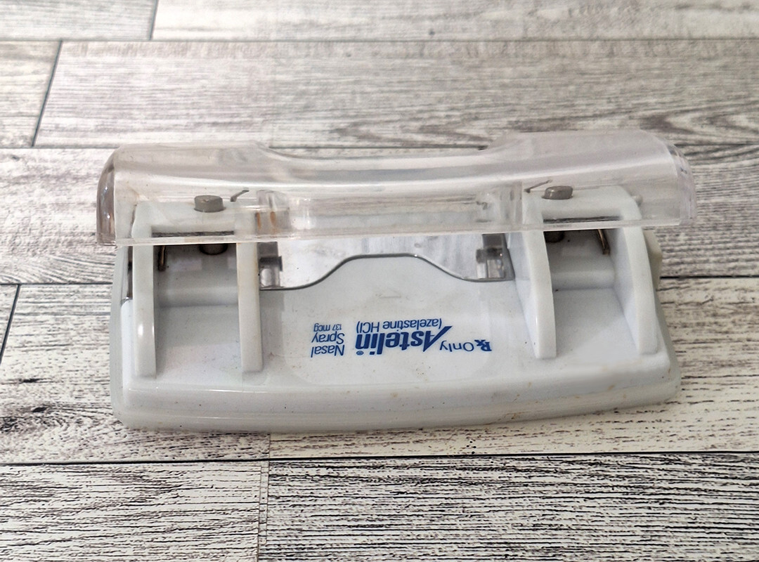 Astelin Azelastine Nasal Spray Chart Hole Punch Pharmaceutical Drug Rep Swag