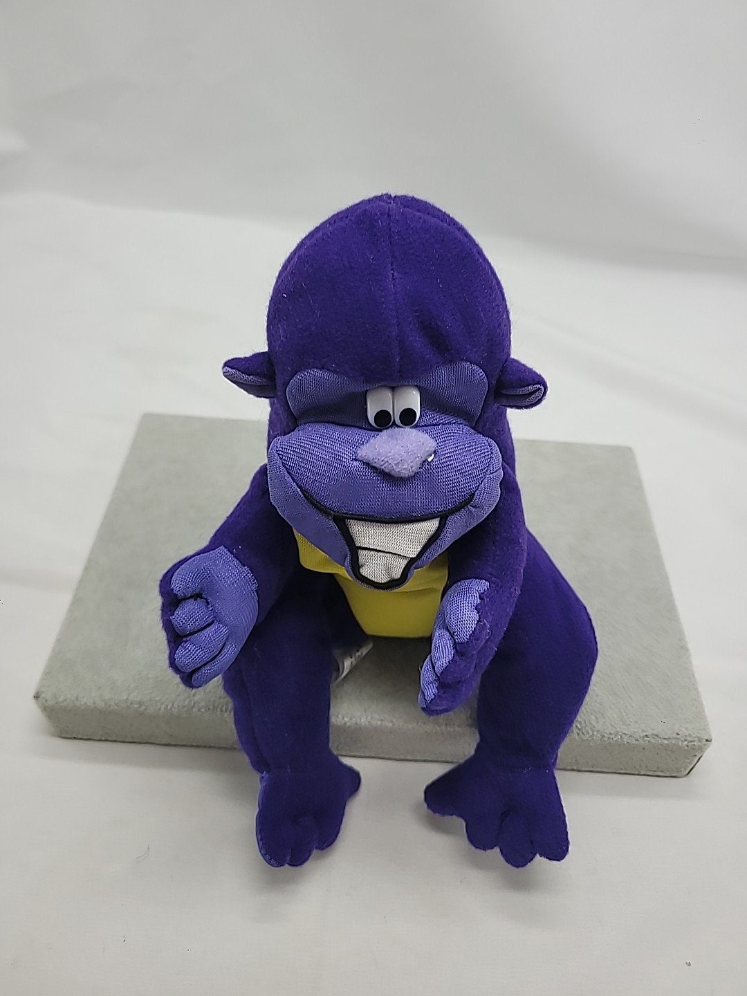 Zyrtec Purple Gorilla Plush Beanbag Toy Advertising Promo Pharmac Monkey 6″ 1998