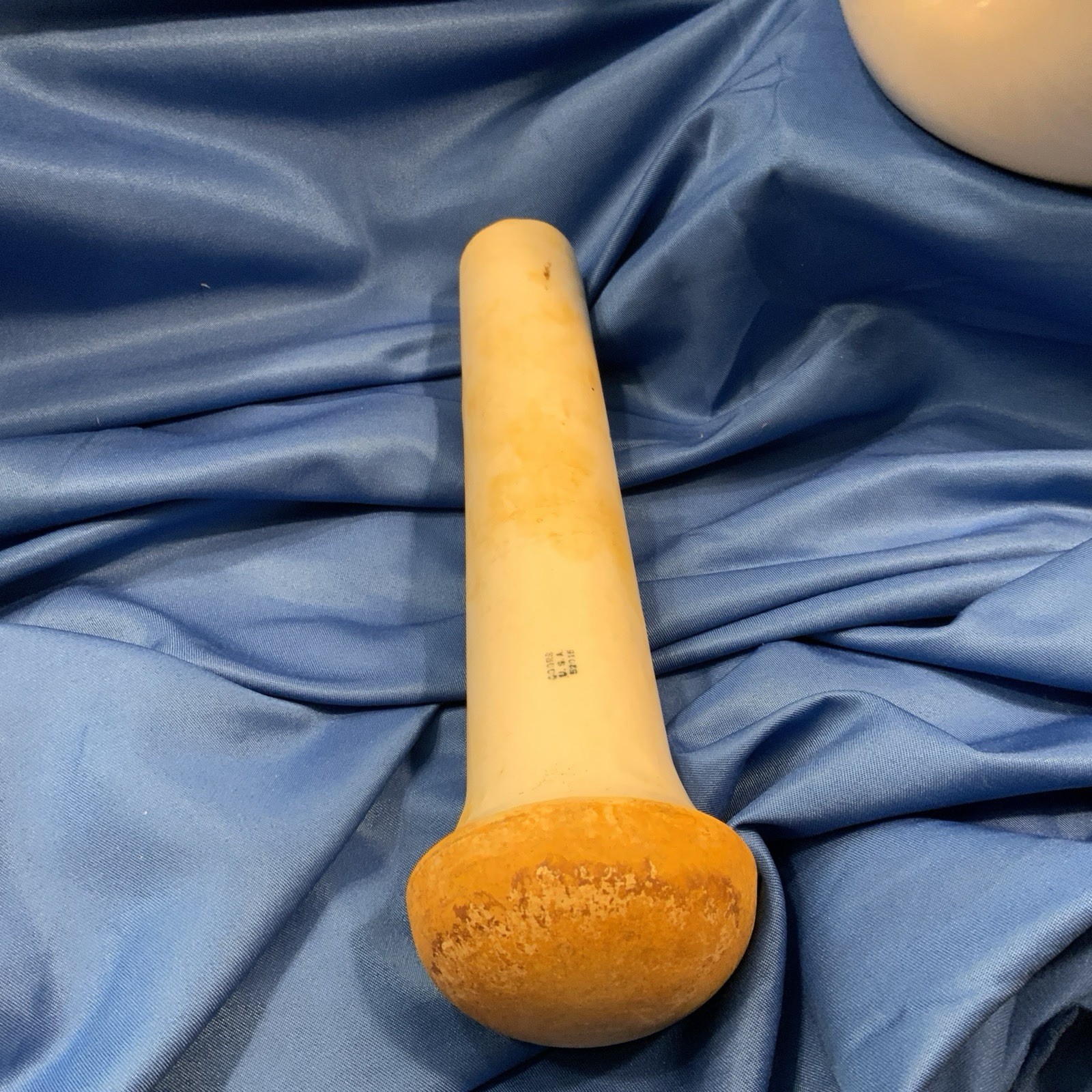 Vintage Coors Mortar #14 & Pestle 52015 Huge Heavy White Ceramic Porcelain 4.4lb