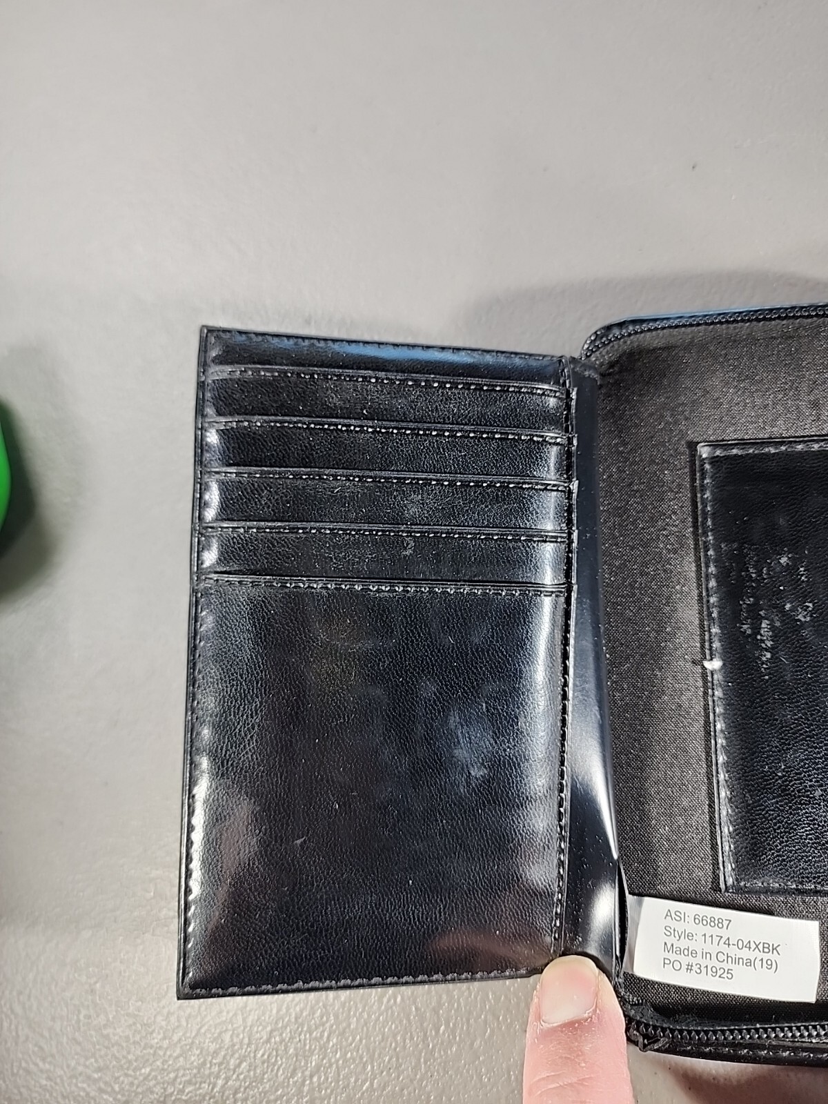 Levaquin Pharmaceutical Zippered Wallet Organizer Business Card Portfolio Rare