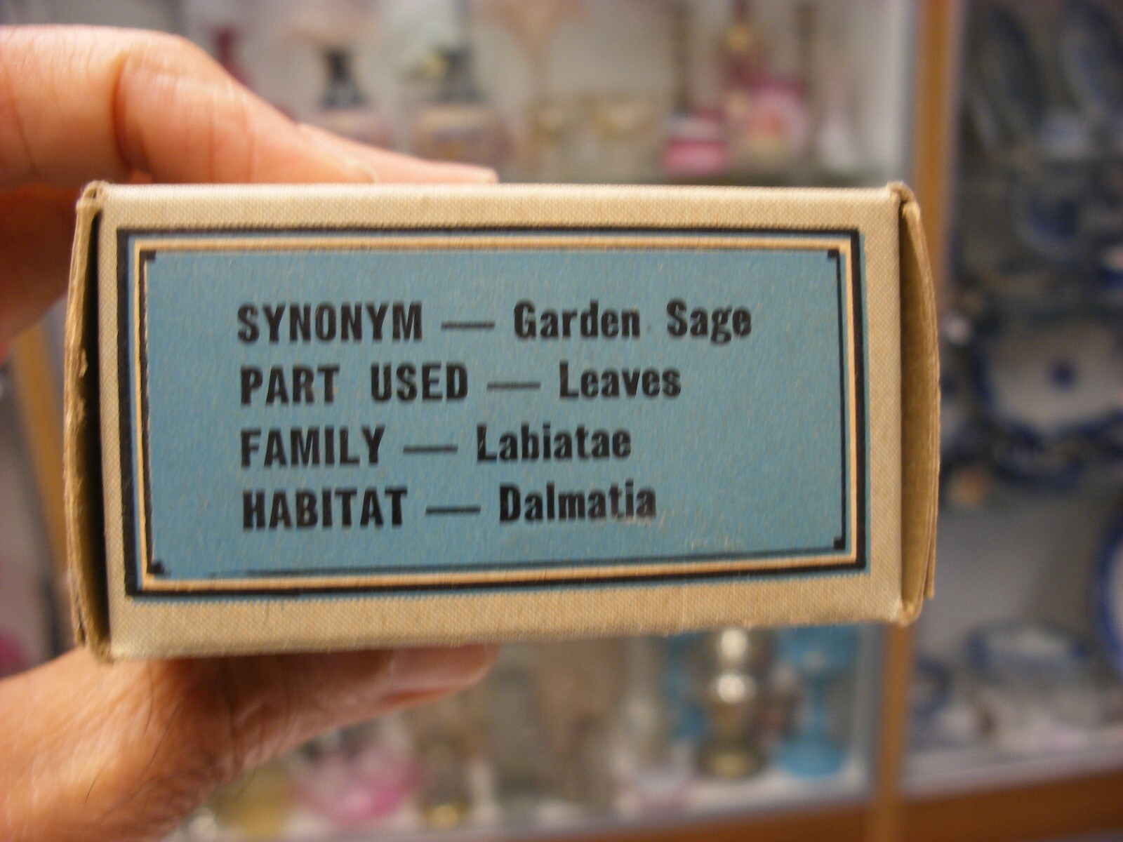 Vtg Medical Pharmacy Quack Cure Initial Line S. B. Penick Co. – Dalmatian Sage
