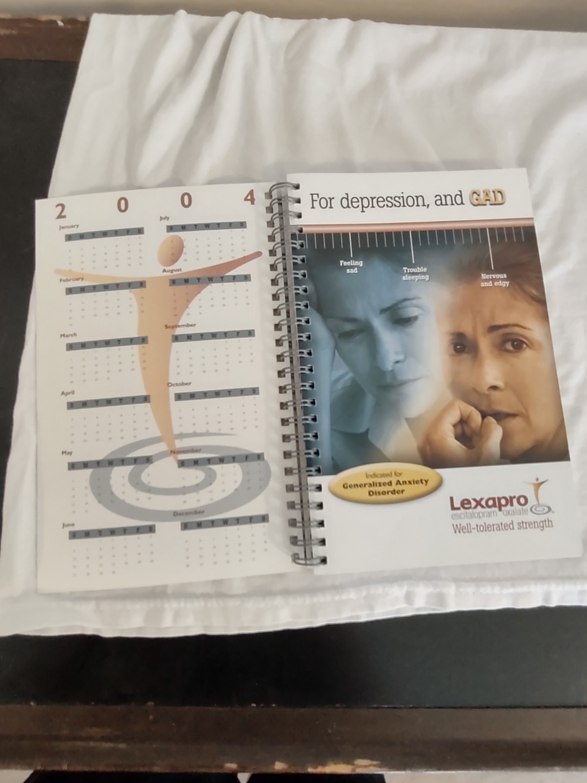 Lexapro Note Book Pharmaceutical Repr Collectibles