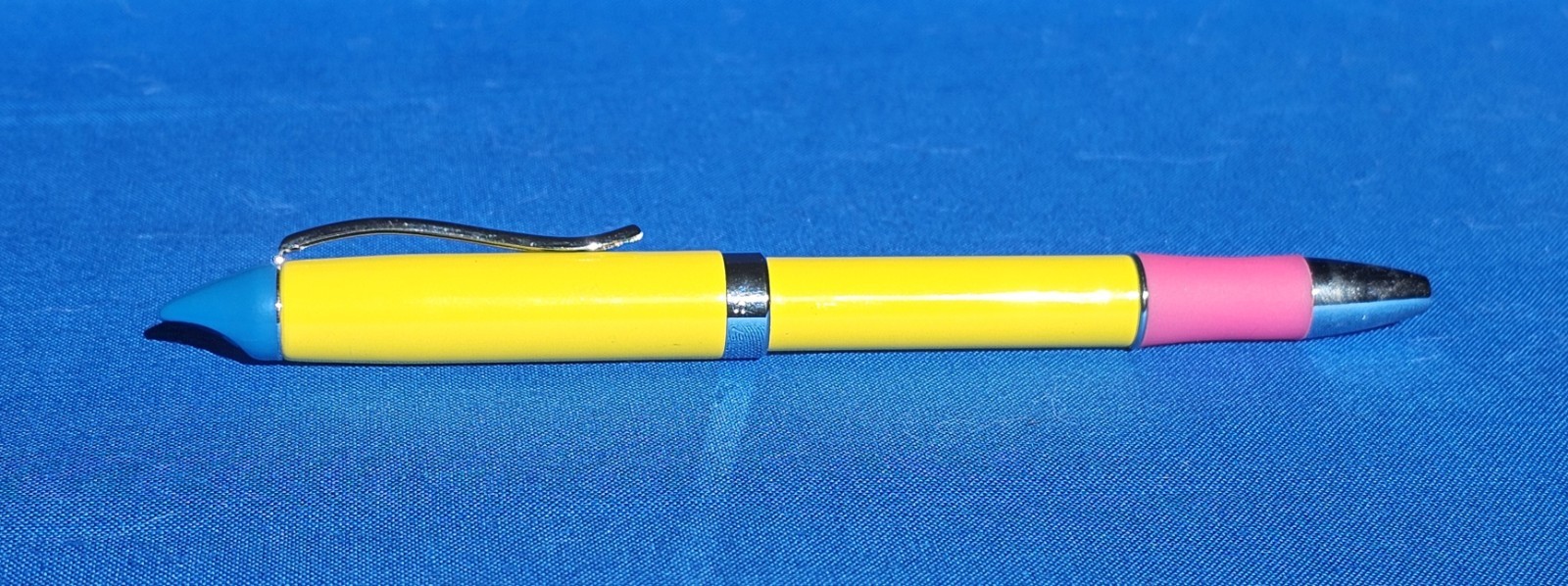 New Drug Rep AMBIEN CR Heavy Metal Collectible Pharmaceutical Ink Pen HTF Yellow