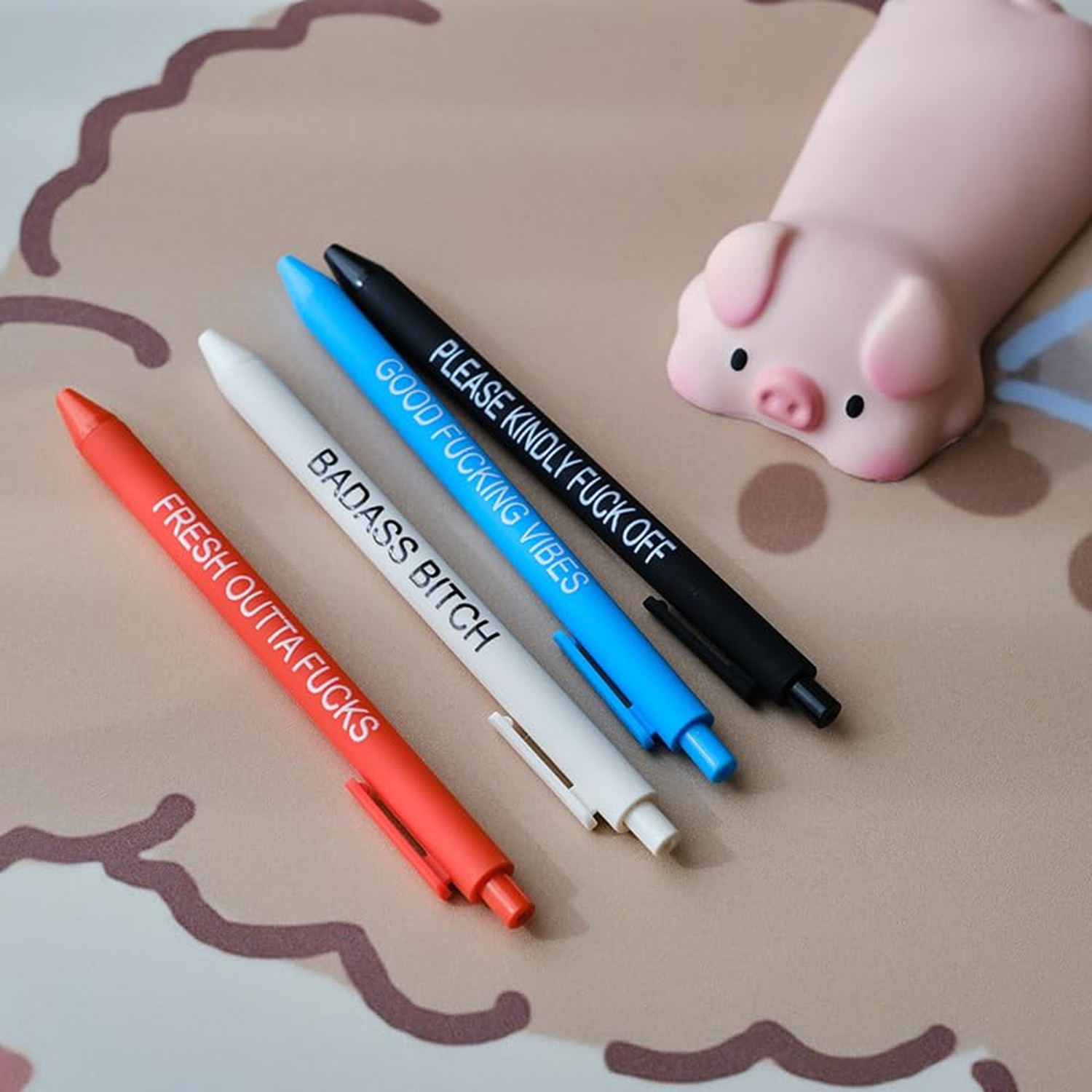 Cityhermit 11Pcs Funny Adult Ballpoint Pen Set, Premium Days of The Week Swea…