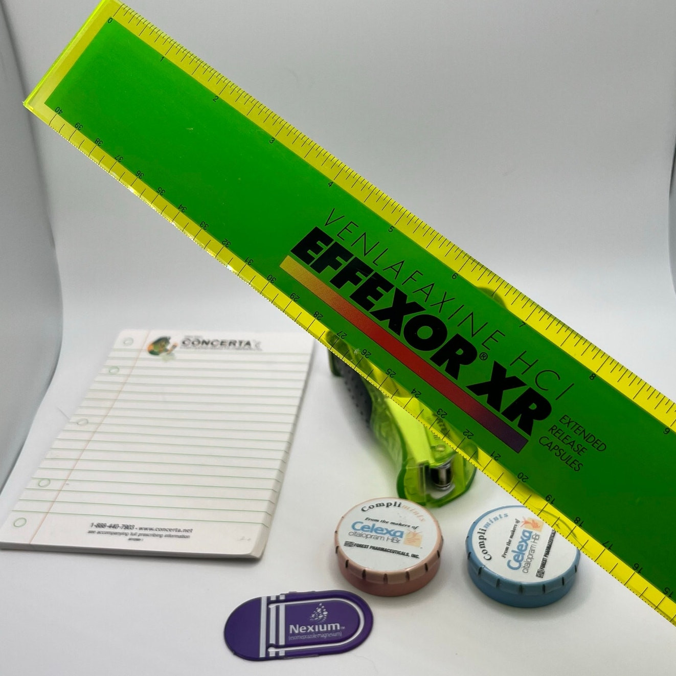 Drug Rep Pharmaceutical Promo Advertising Celexa Effexor Concerta Flonase Zyrtec