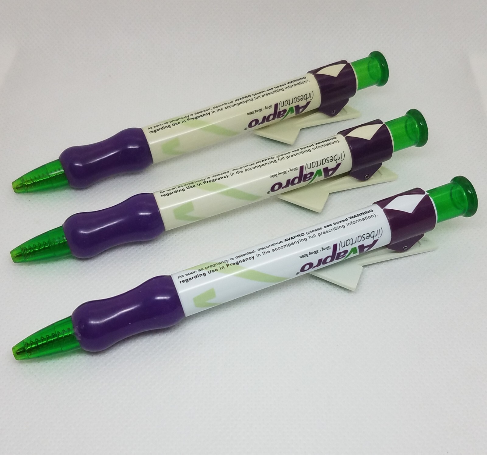 3 Pen Lot Avapro irbesartan Drug Rep Pharma Advertising Promotional