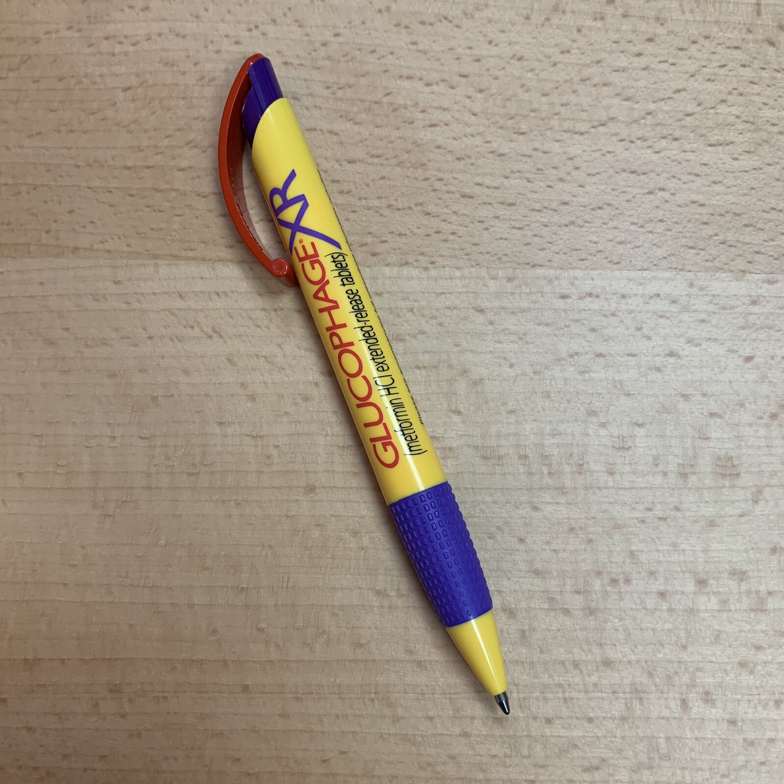 Glucophage Drug Rep Pharmaceutical Promo Inoxcrom Spain Click Pen Yellow Gift
