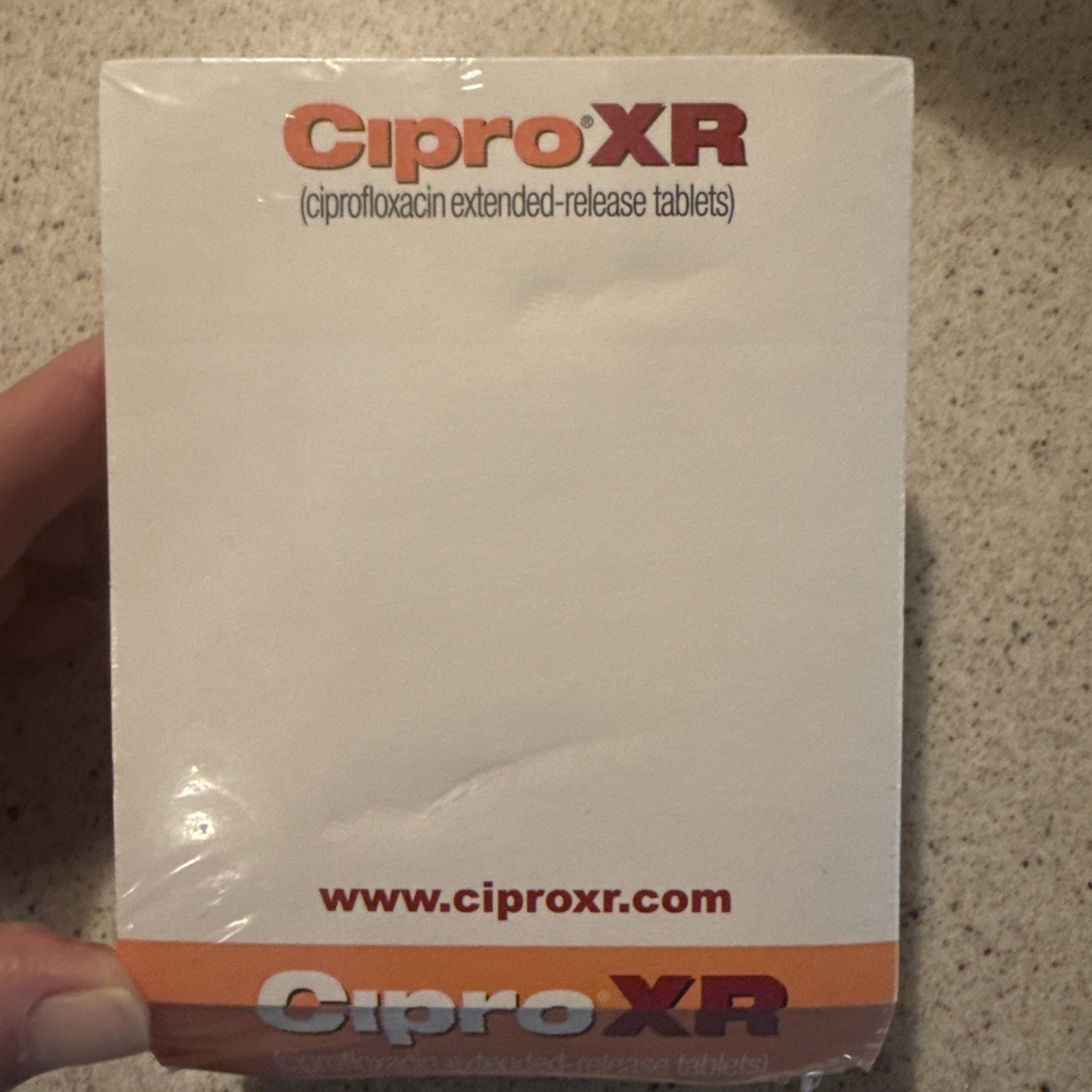 CiproXR Notes Drug Rep Pharmaceutical Sealed Block 5 Note Paper Pads
