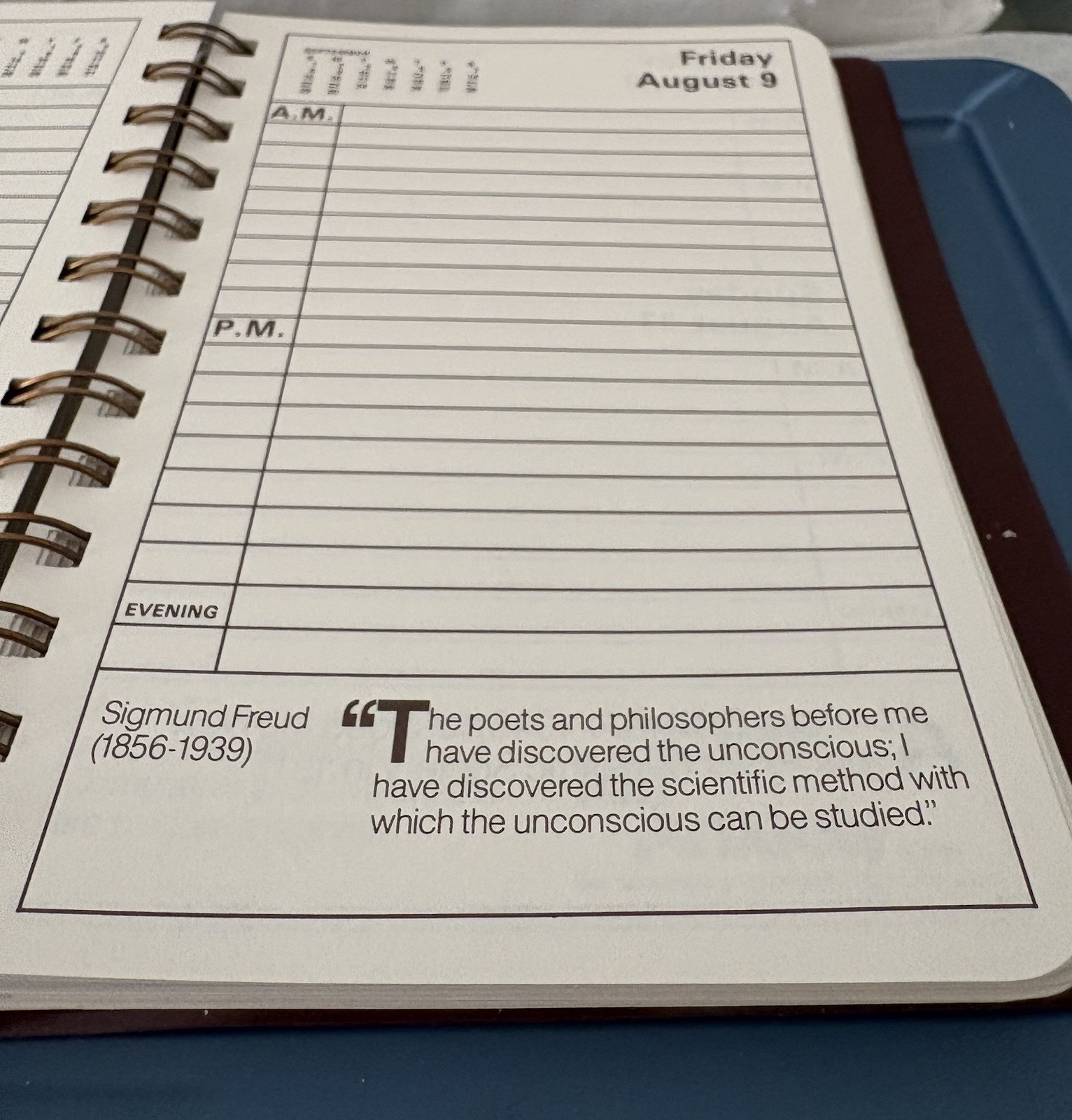 VTG 1985 ATIVAN SPIRAL DOCTOR’S DIARY, NOTEBOOK, PHARMA DRUG REP LOGO NEW NOS