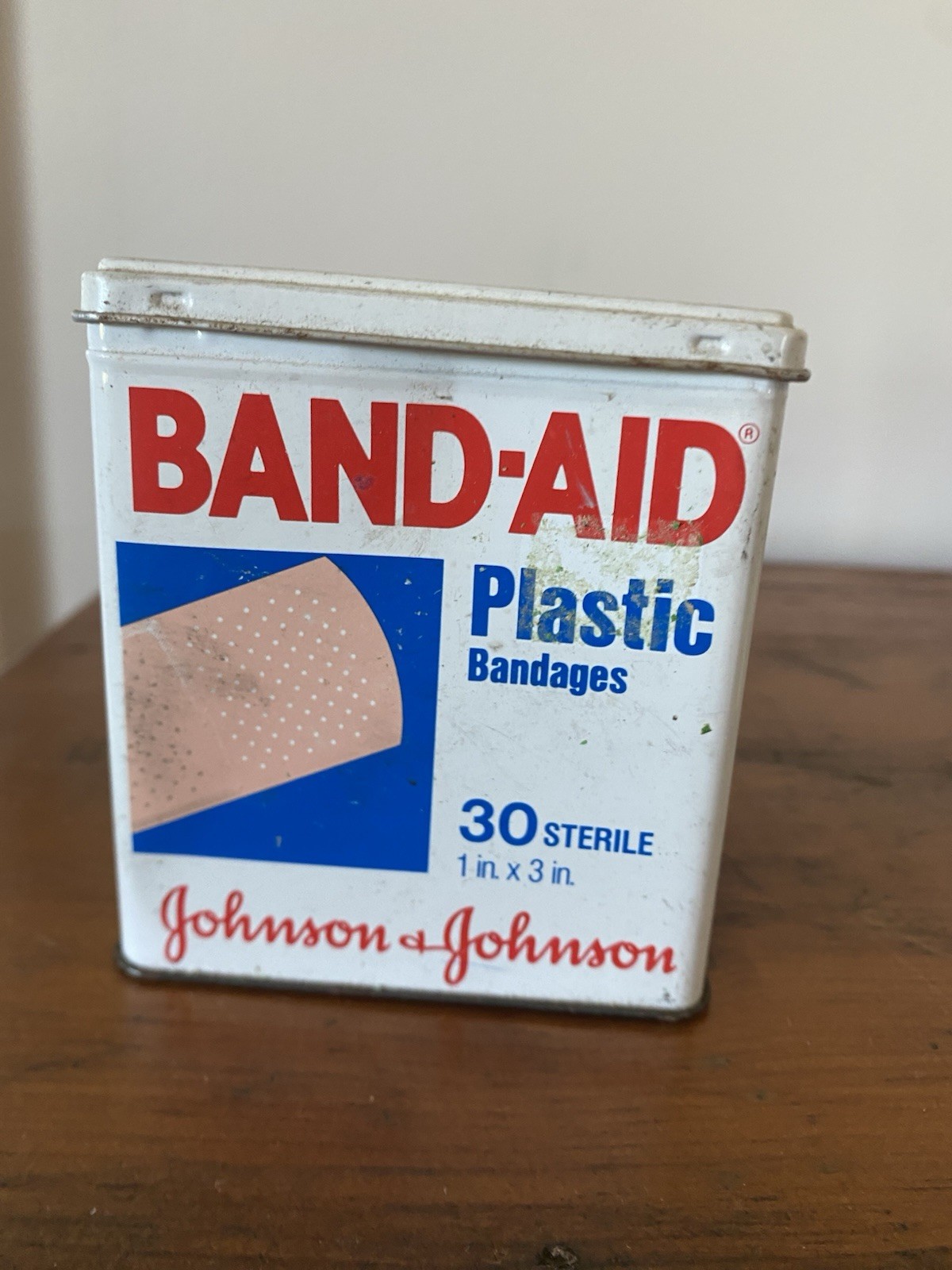 Vintage Johnson & Johnson Band-Aid Tin Curad Tin Boric Acid Campho-Phenique Lot