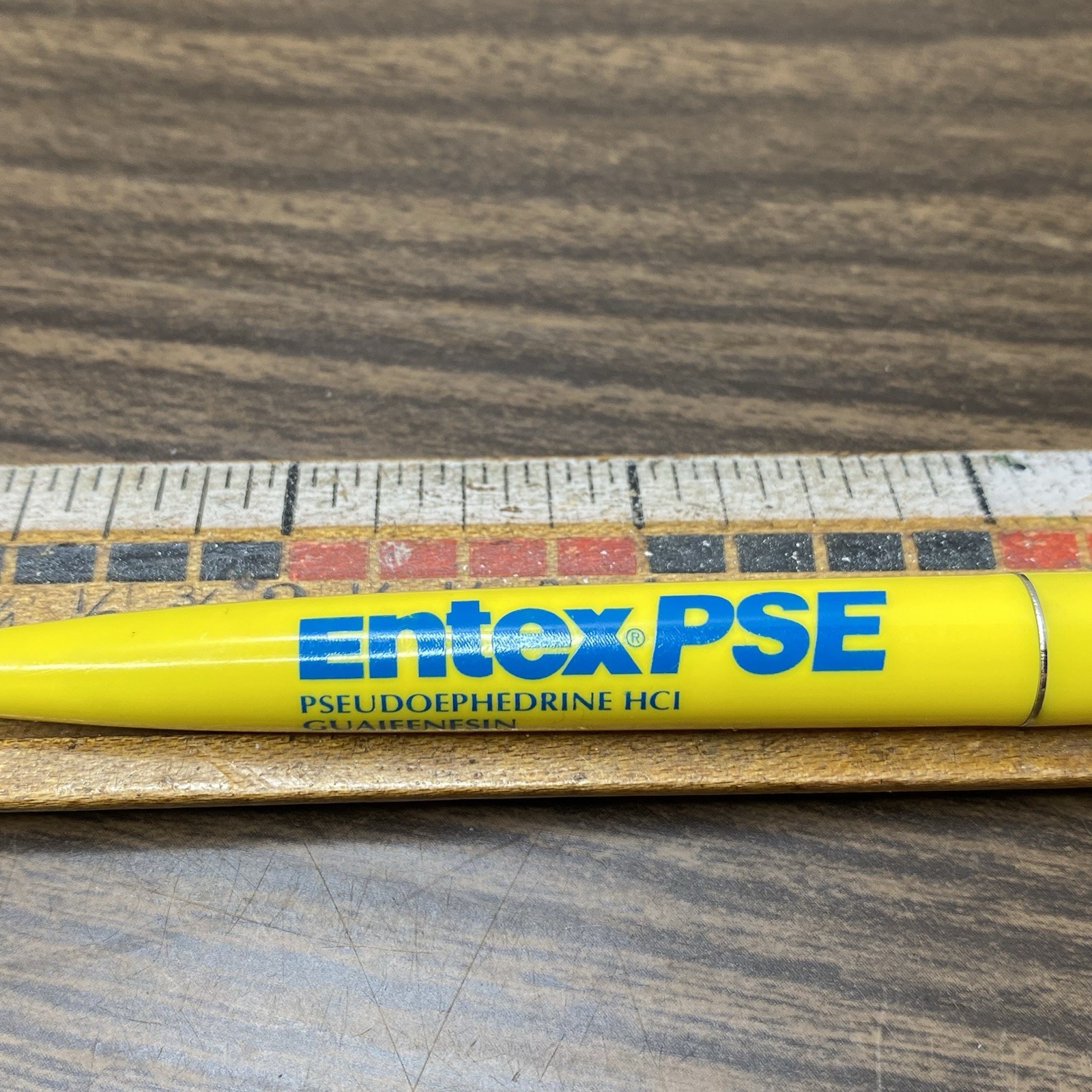Vtg Pharmaceutical Advertising ENTEX PSE Bic Clic RX Rep Pen