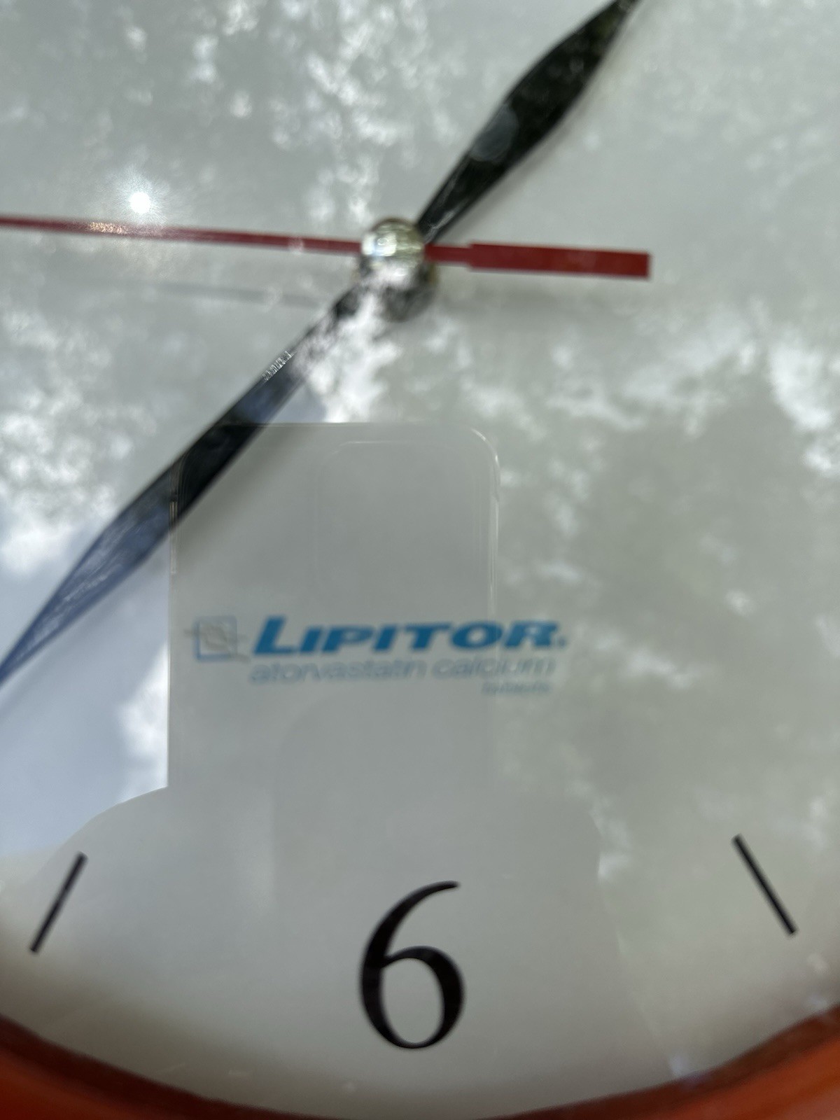 Vintage Rare Lipitor Drug Rep Doctors Wall Clock Promo