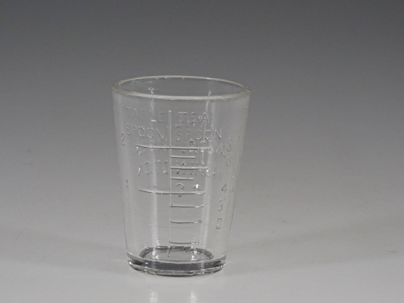 Scarce Alonzo O. Bliss Apothecary Whiskey Dose Cup Washington D.C. c.1900