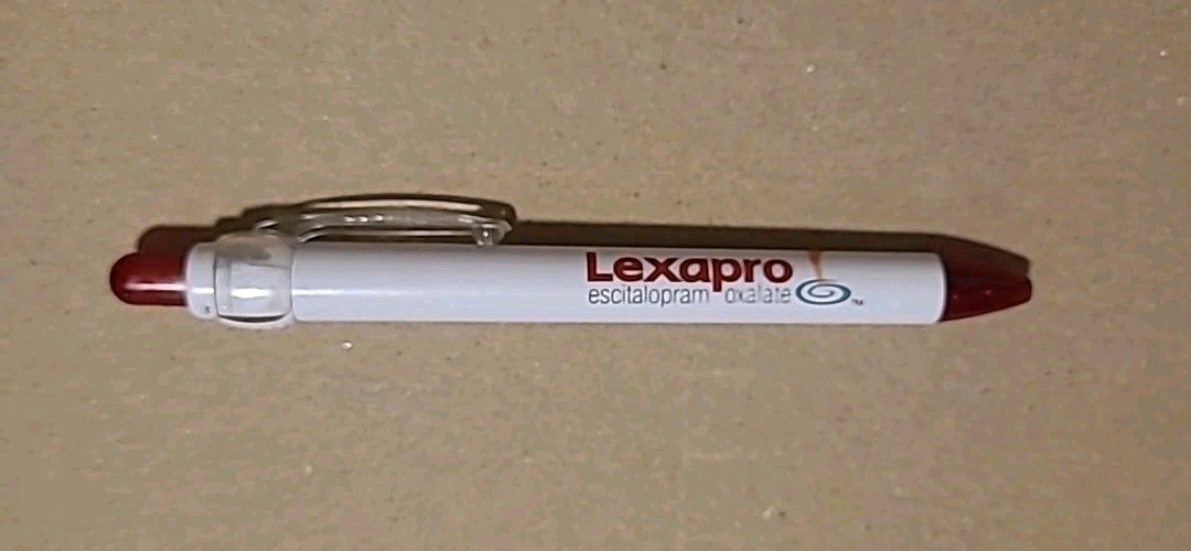 Drug Rep Pen Lexapro Advertising Promotional Promo Pharmaceutical Pharma Tested