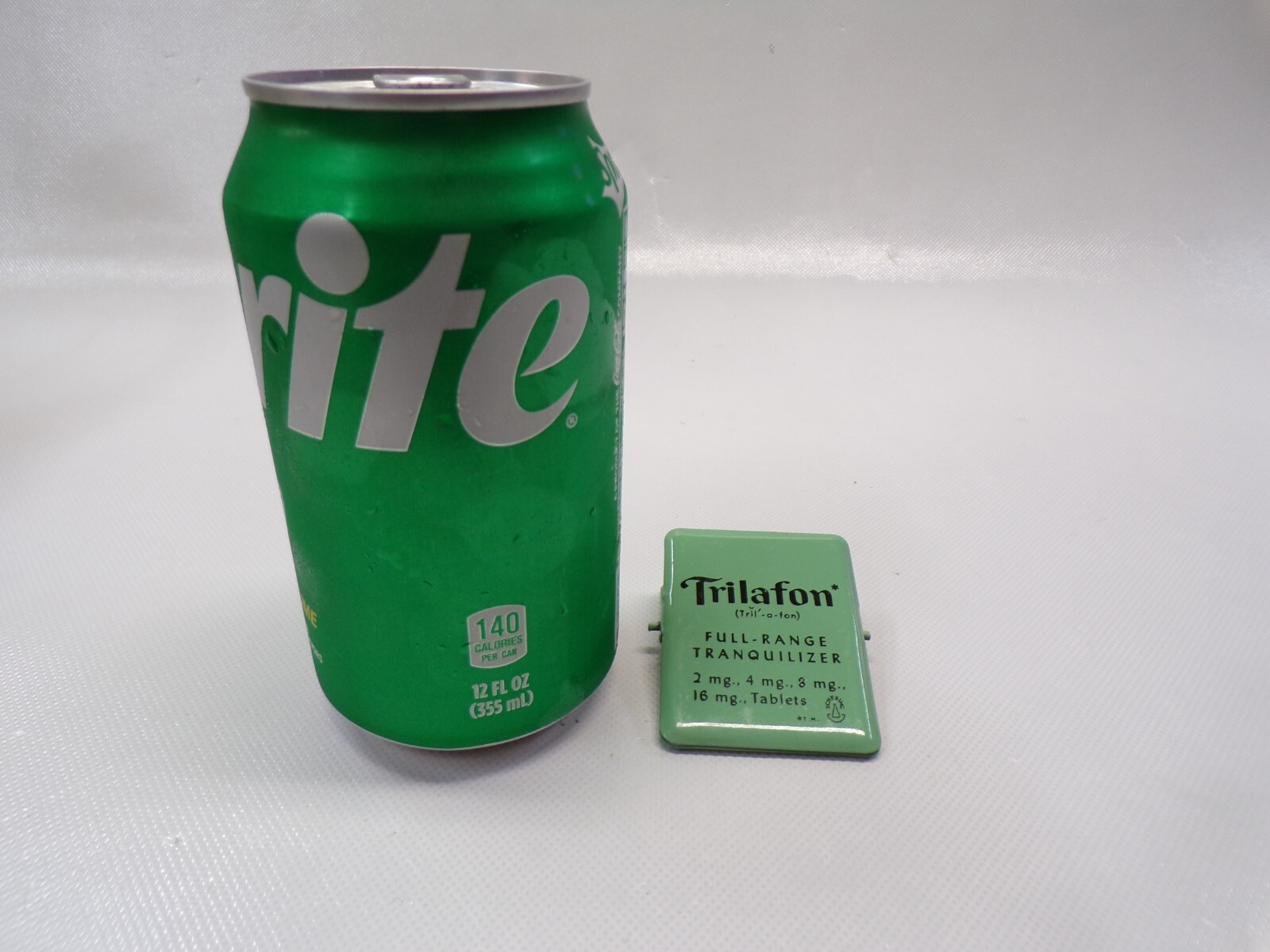 New Old Stock Trilafon Full Range Tranquilizer Vintage Medical Advertising