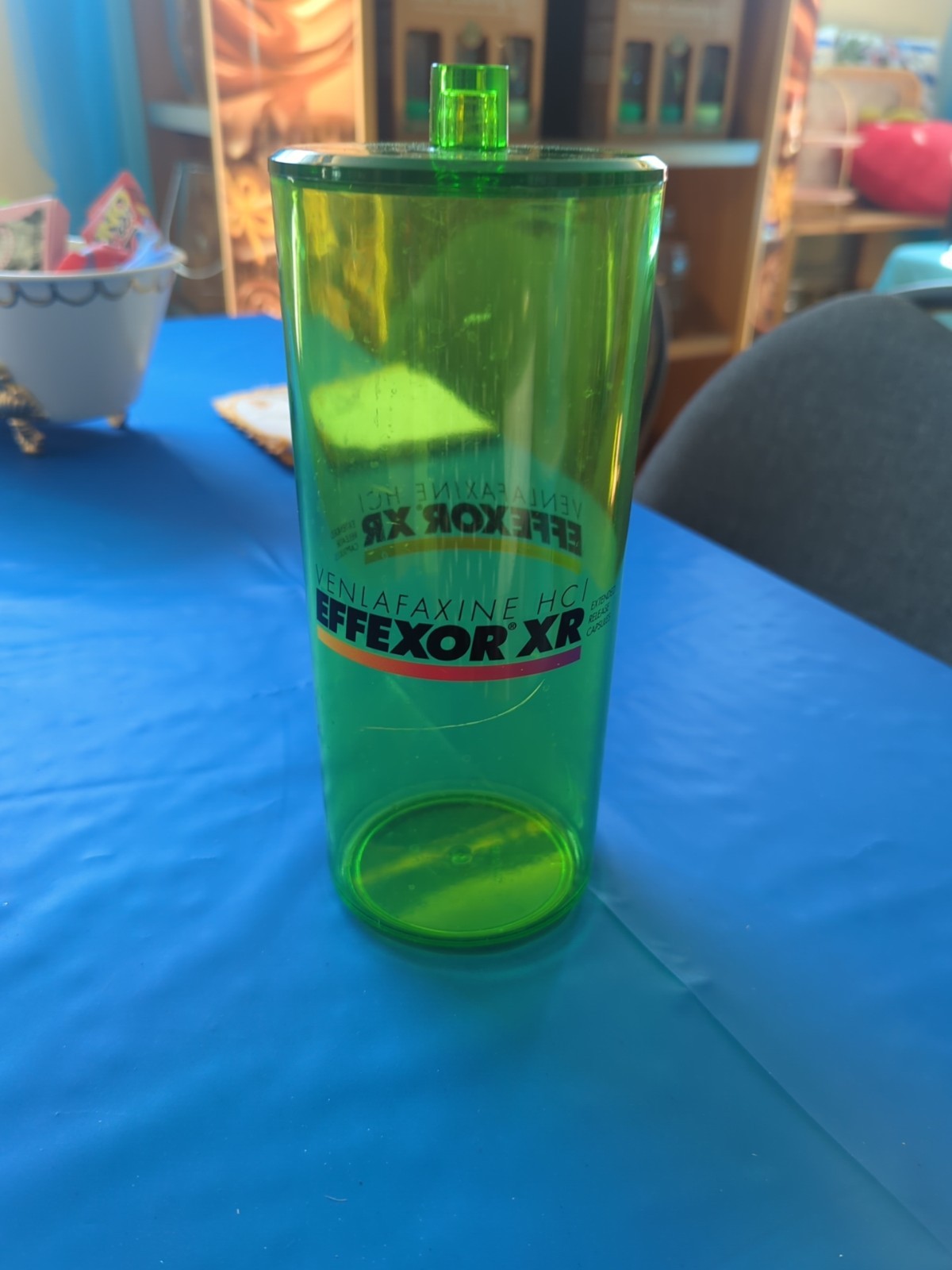 Effexor XR Tongue Depressor Dispenser Pharmaceutical Drug Rep Advertising