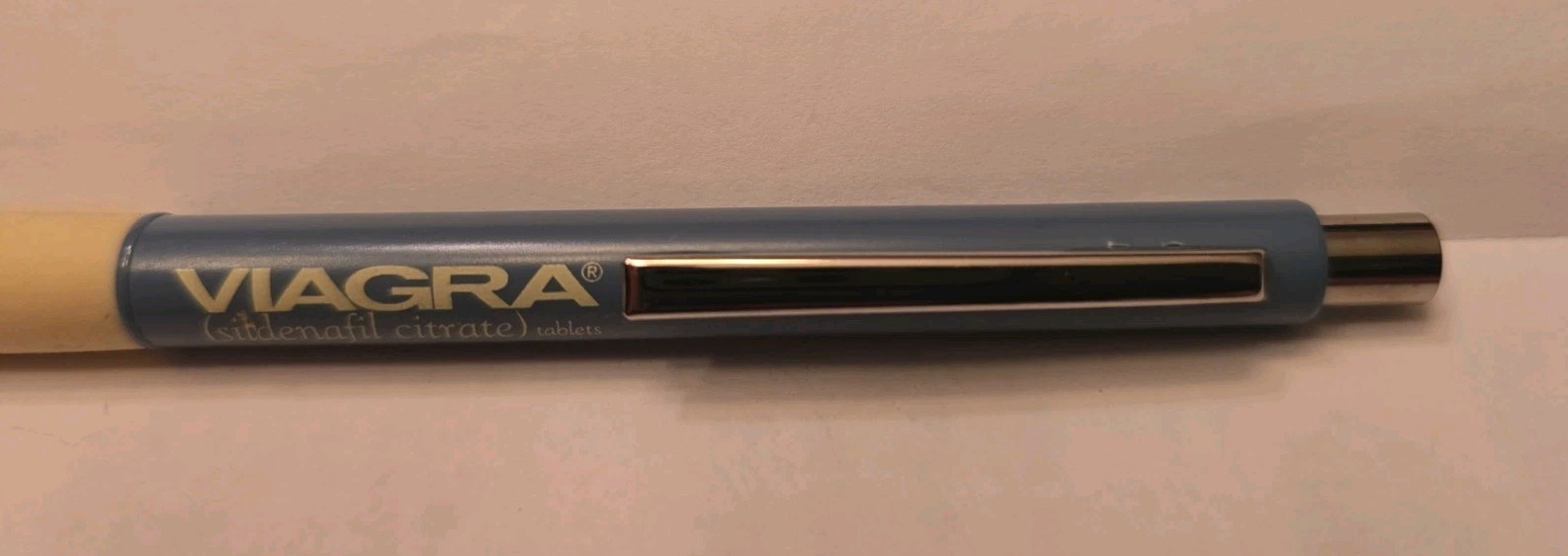 VIAGRA Imoxcrom Plastic Pen Pharmaceutical Drug Rep Promo WRITES Spain 2000s