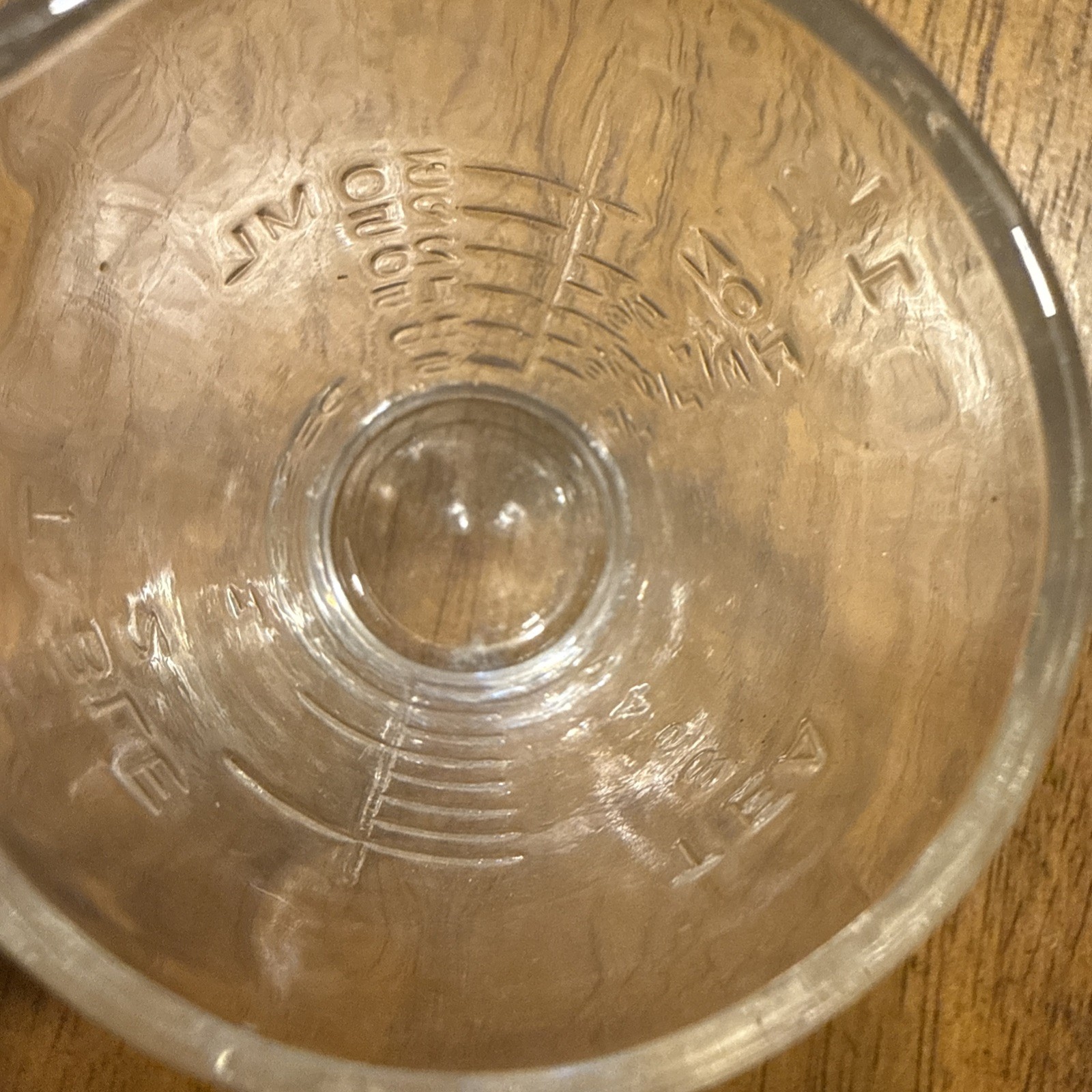 Vintage Apothecary Measuring Glass “Dessert” Marker Medicine Shot Glass