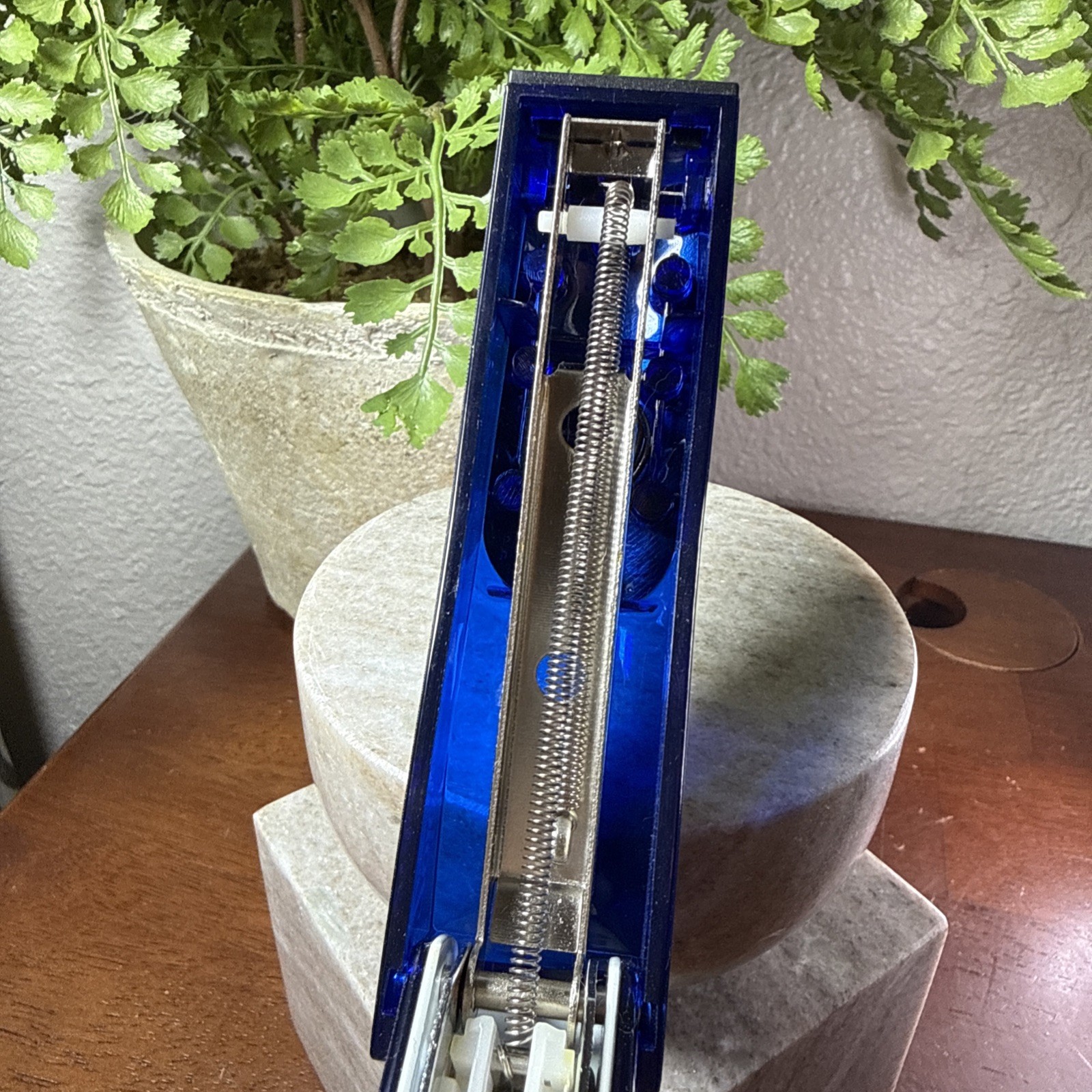 Zoloft Pharma Promotional Stapler Works Blue