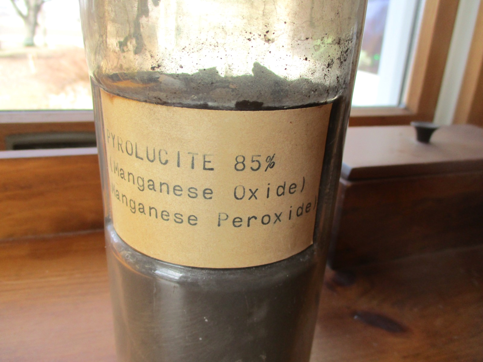 VTG MERCANTILE APOTHECARY GENERAL STORE PHARMACY GLASS DRUG BOTTLE JAR w/LABEL