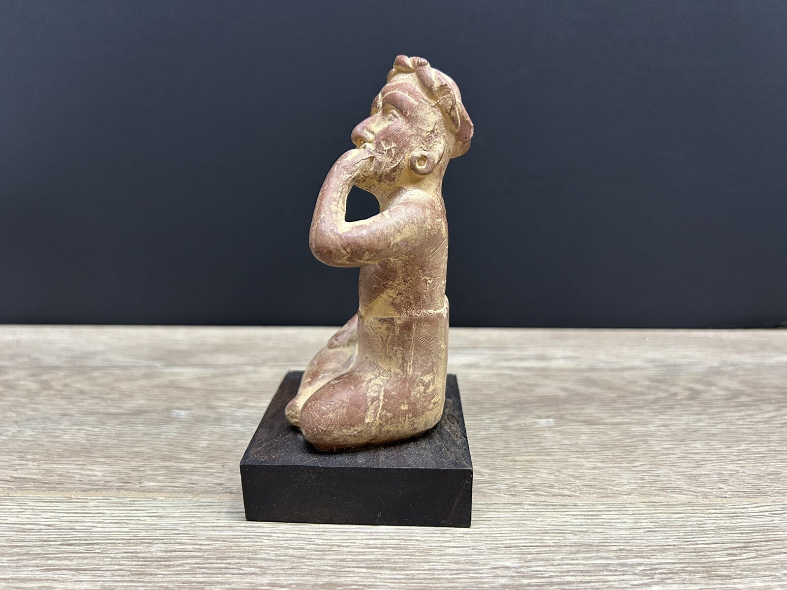 Vintage Portrait Of Anxiety/Depression Etrafon Promo Clay Figurine Mexico 800AD