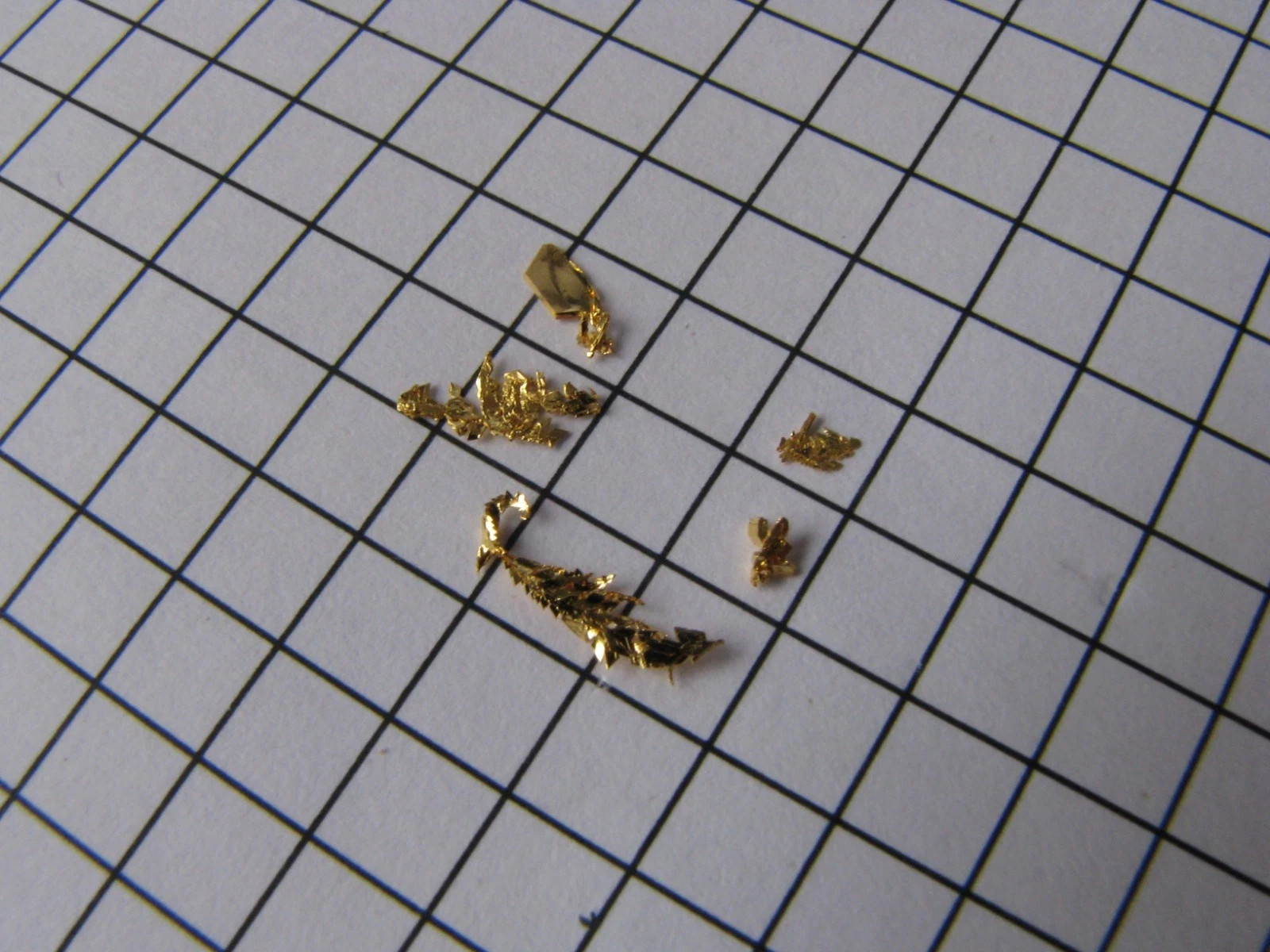 Gold Crystal 103mg Crystalline Pure Au Metal periodic table Element Collection