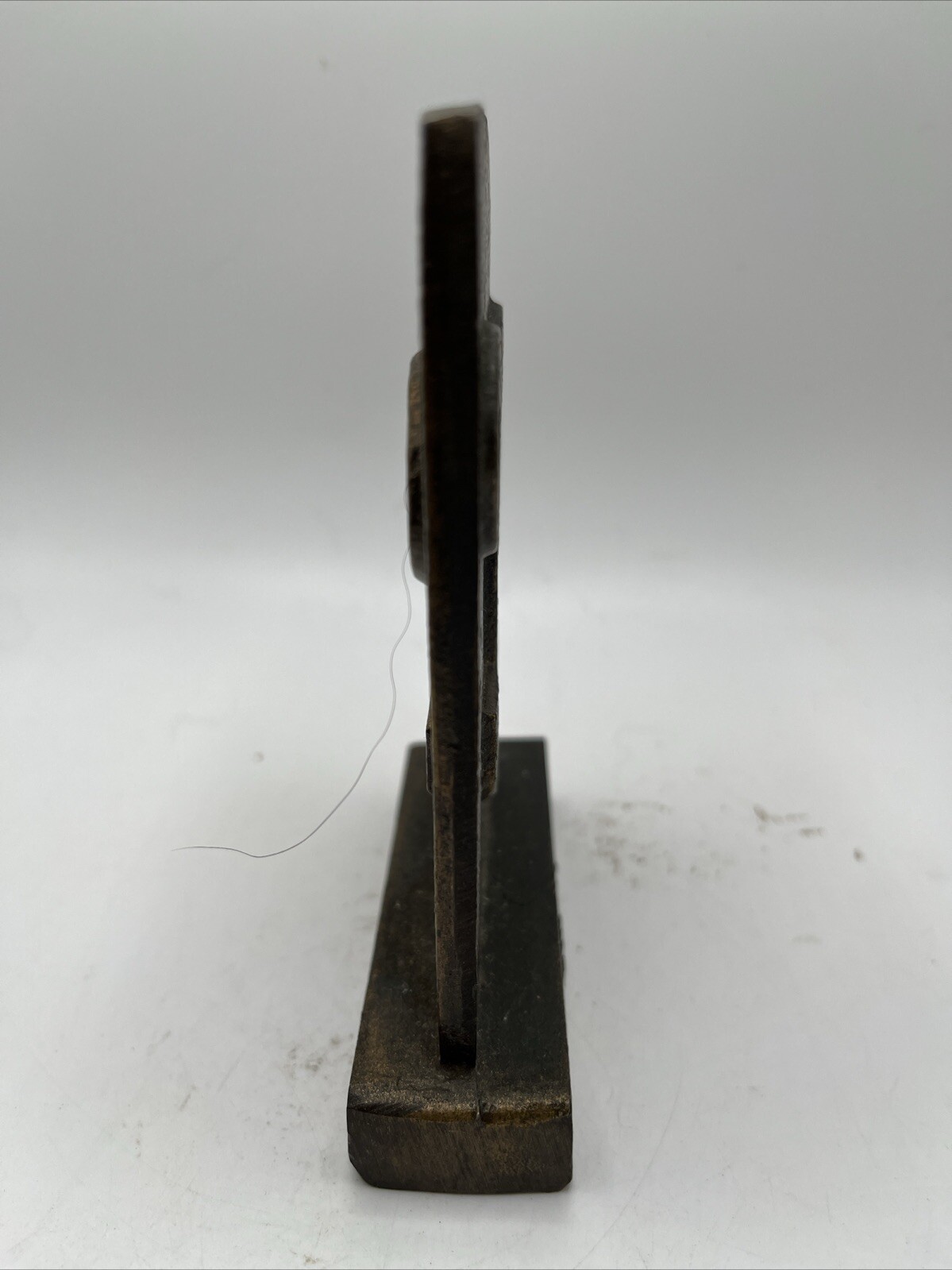 Vintage PHARMACY Bookend BRASS Tinactin 1979 SECUNDUM Artem PAPERWEIGHT