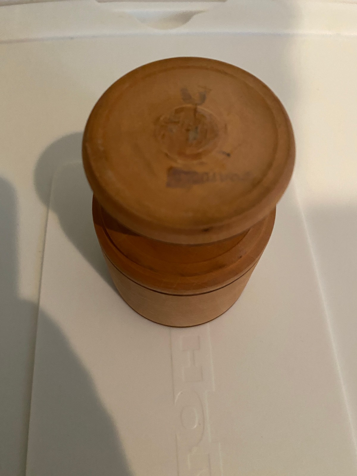 Vintage Wooden Mortar and Pestle 4.5″