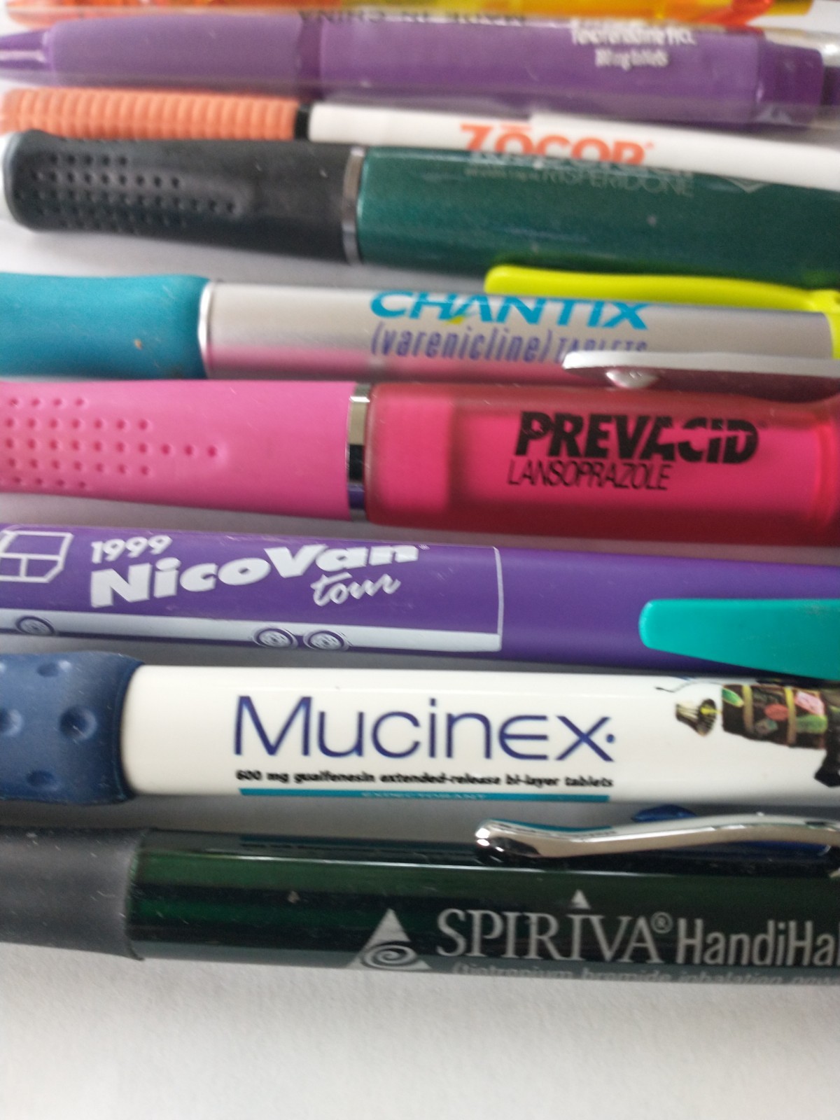 Lot of 10 Pharmacy Drug Representative Pens – Untested- Lot 5