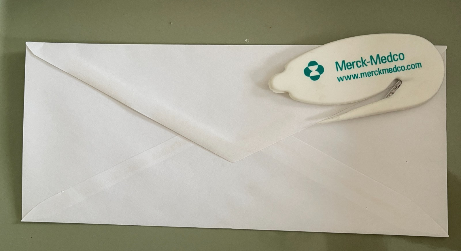 VTG Merck-Medco Pharmaceutical Drug Rep Promo Letter Opener Branded