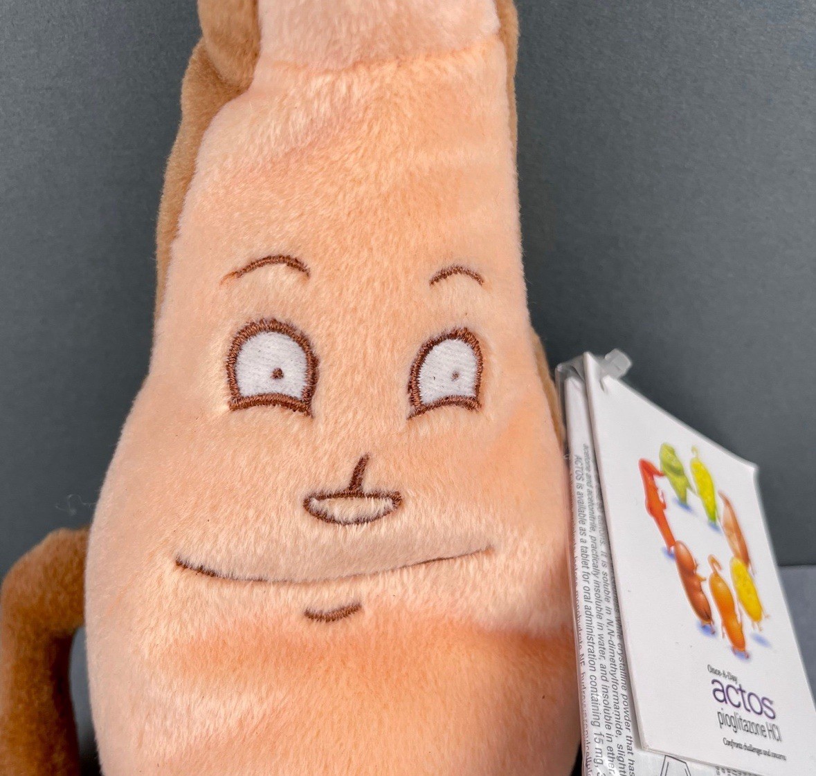 Liver Actos Pioglitazone 7″ Plush Medical Pharmaceutical Advertising Diabetes