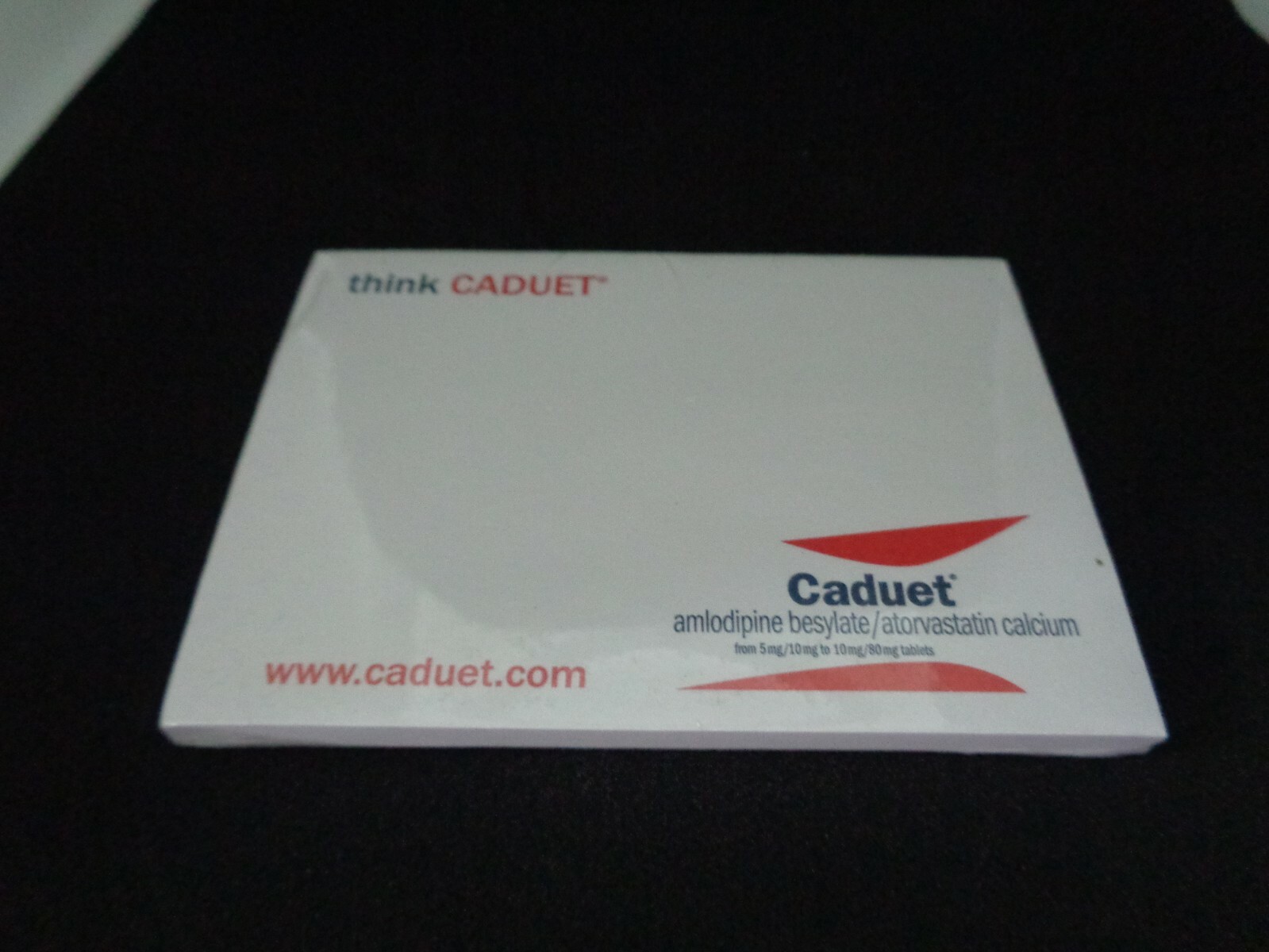 9 Packs PFIZER CADUET Pharmaceutical Drug Rep Advertising POST IT NOTES 2005