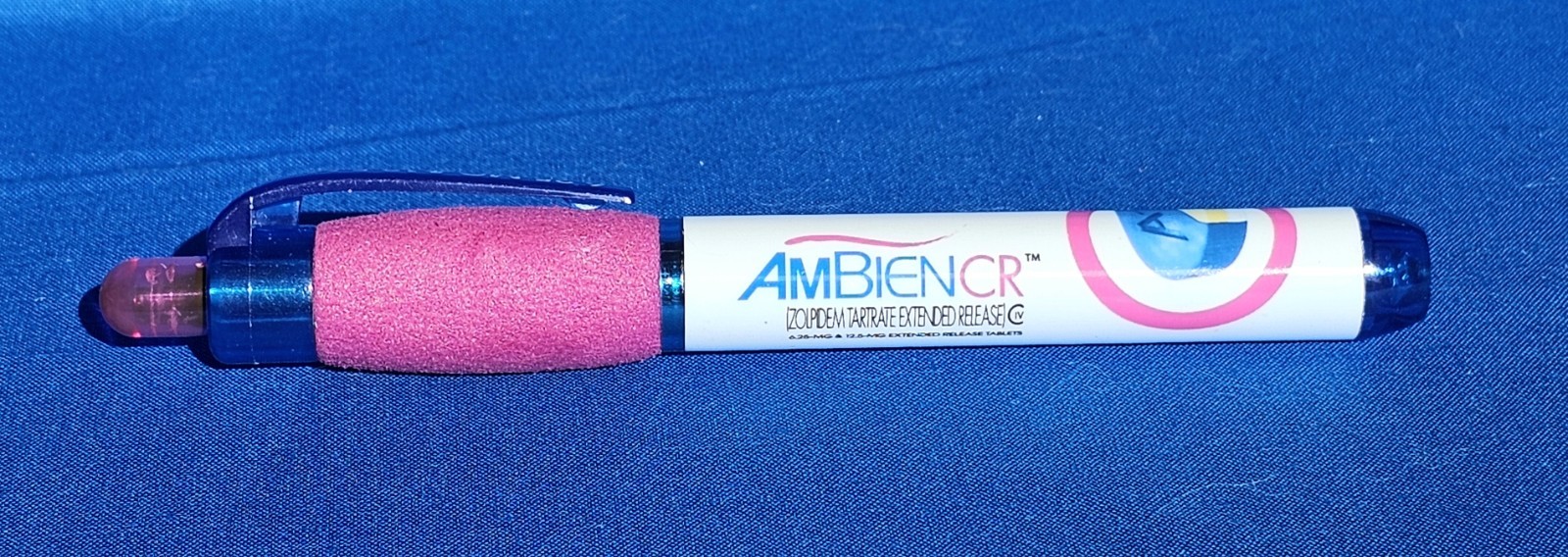 Ambien CR Pen-Light Drug Rep Pharmaceutical Flashlight Collectible Swag NEW Rare