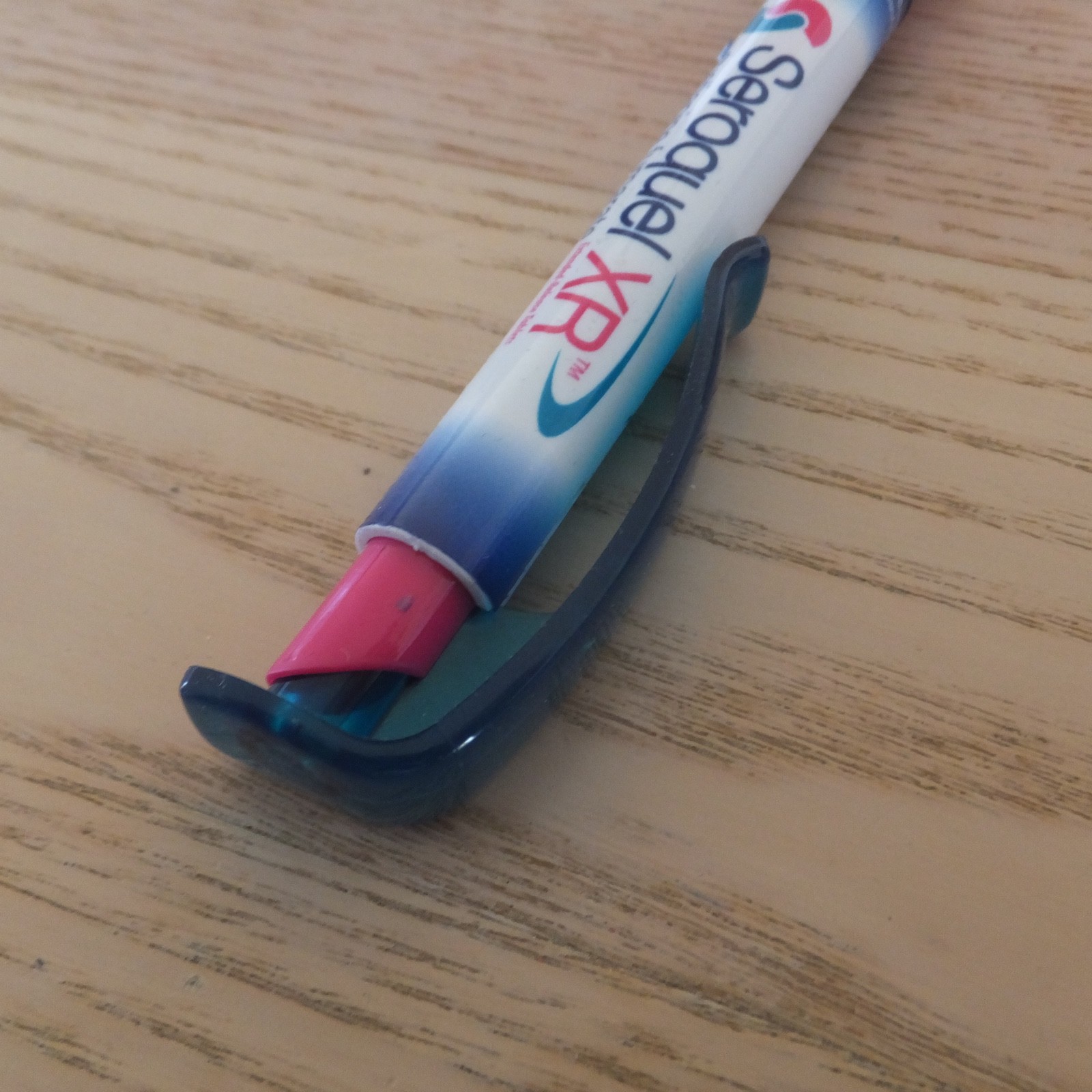 Seroquel XR Pen & Pedometer Drug Rep Pharmaceutical Promo Medical Advertising