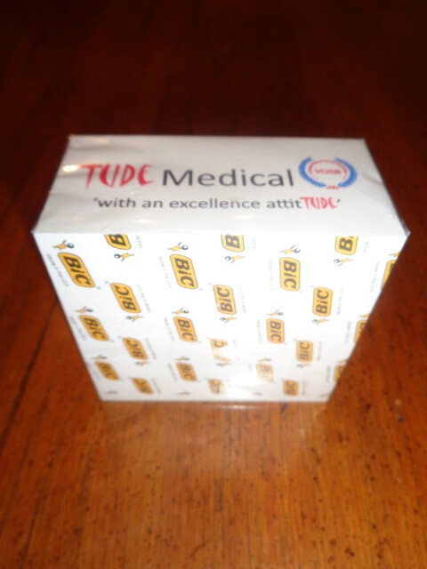 Paper Block Drug Rep Advertising BIC Note Cube Tude Medical Attitude VTG Promo