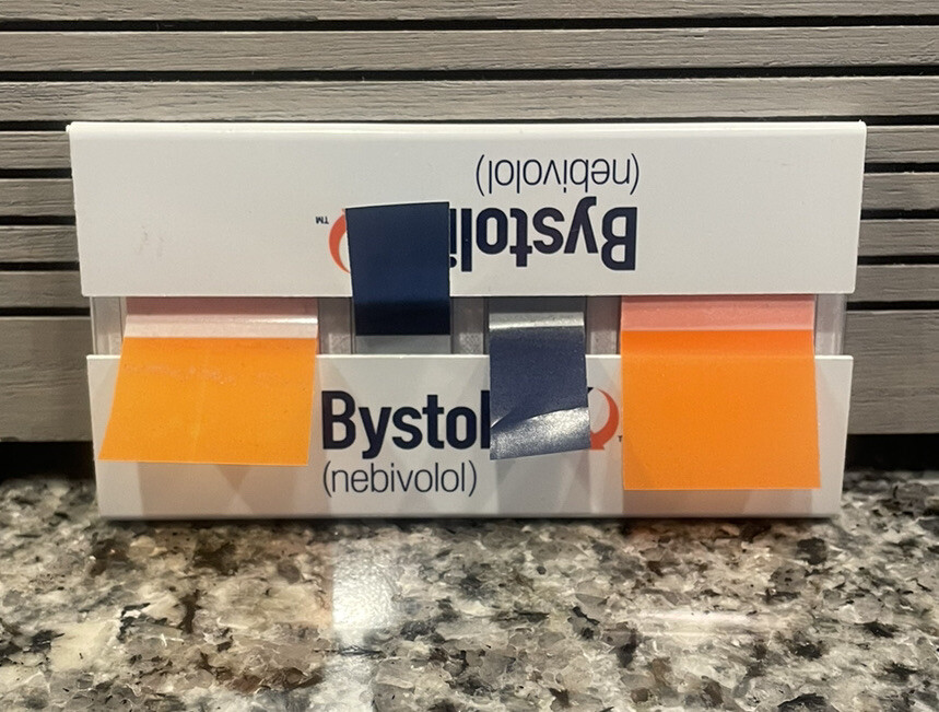 Bystolic/Nebivolol Drug Rep Pharmaceutical Collectible Sticky Notes/Pull Tabs