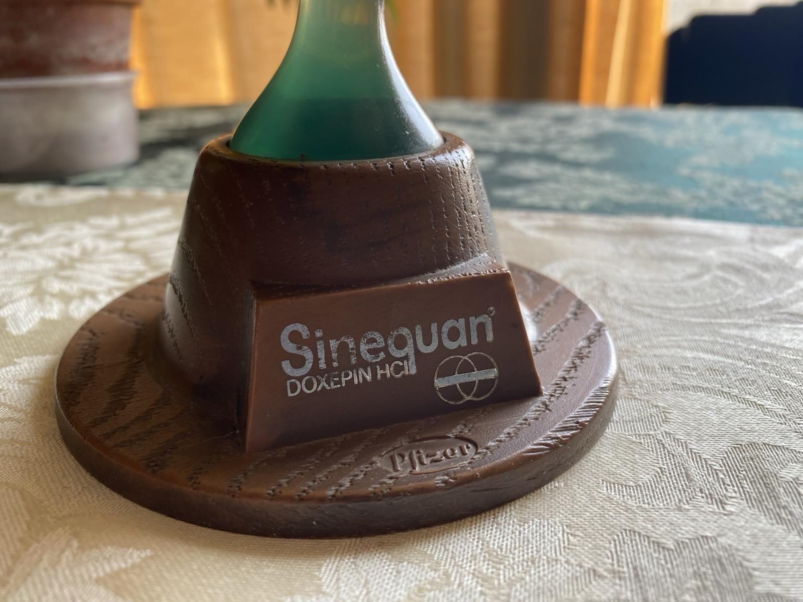 Vintage Sinequan Doxepin HCl by Pfizer Brain Hemisphere Medical Promotional