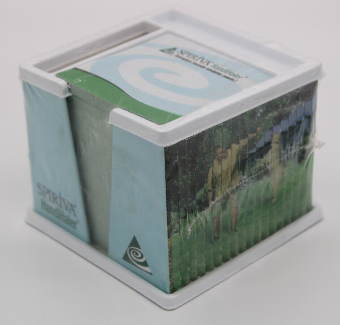 Pfizer 2006 Desk Sticky Note Pad Holder Pharm Rep Swag Spiriva HandiHaler SEALED